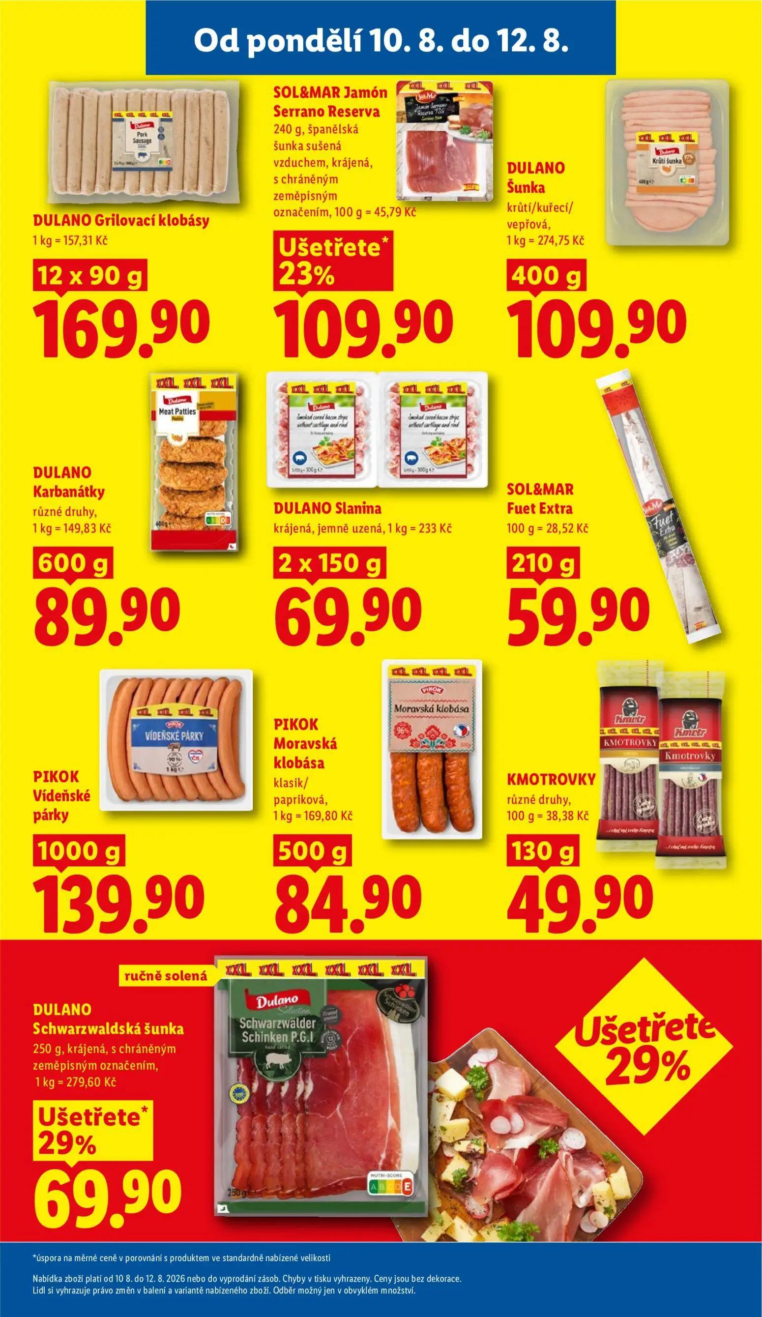 Lidl leták, strana 17 z 44 — DULANO Grilovací klobásy
