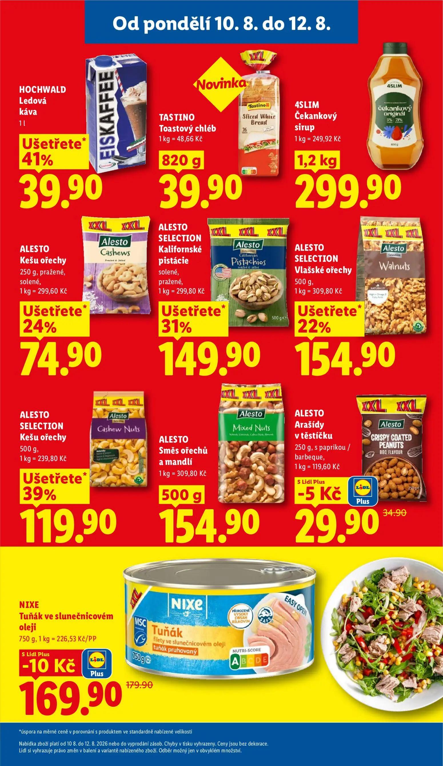Lidl leták, strana 19 z 44 — TASTINO Toastový chléb