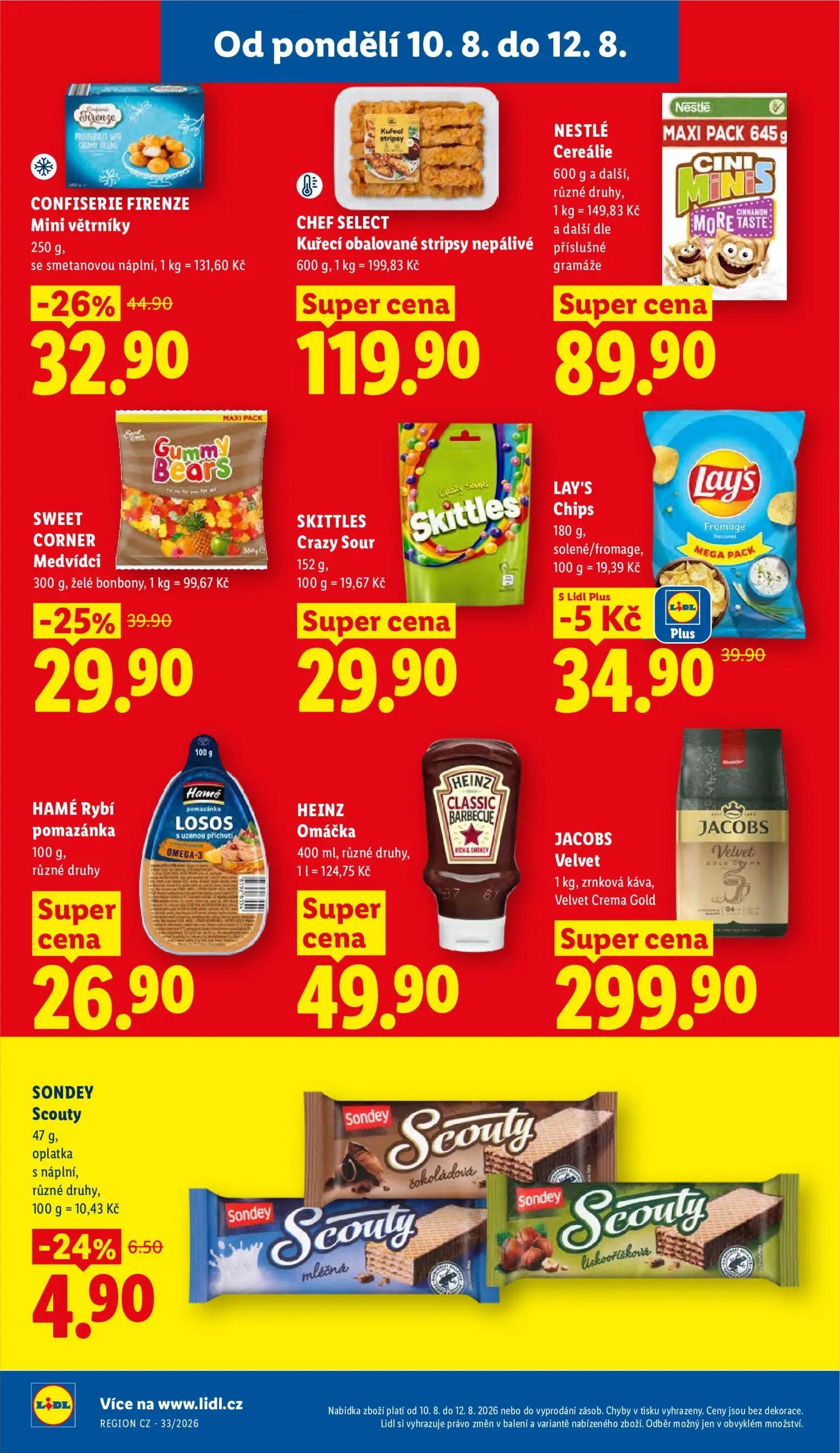 Lidl leták, strana 28 z 44 — HEINZ Omáčka, JACOBS Velvet