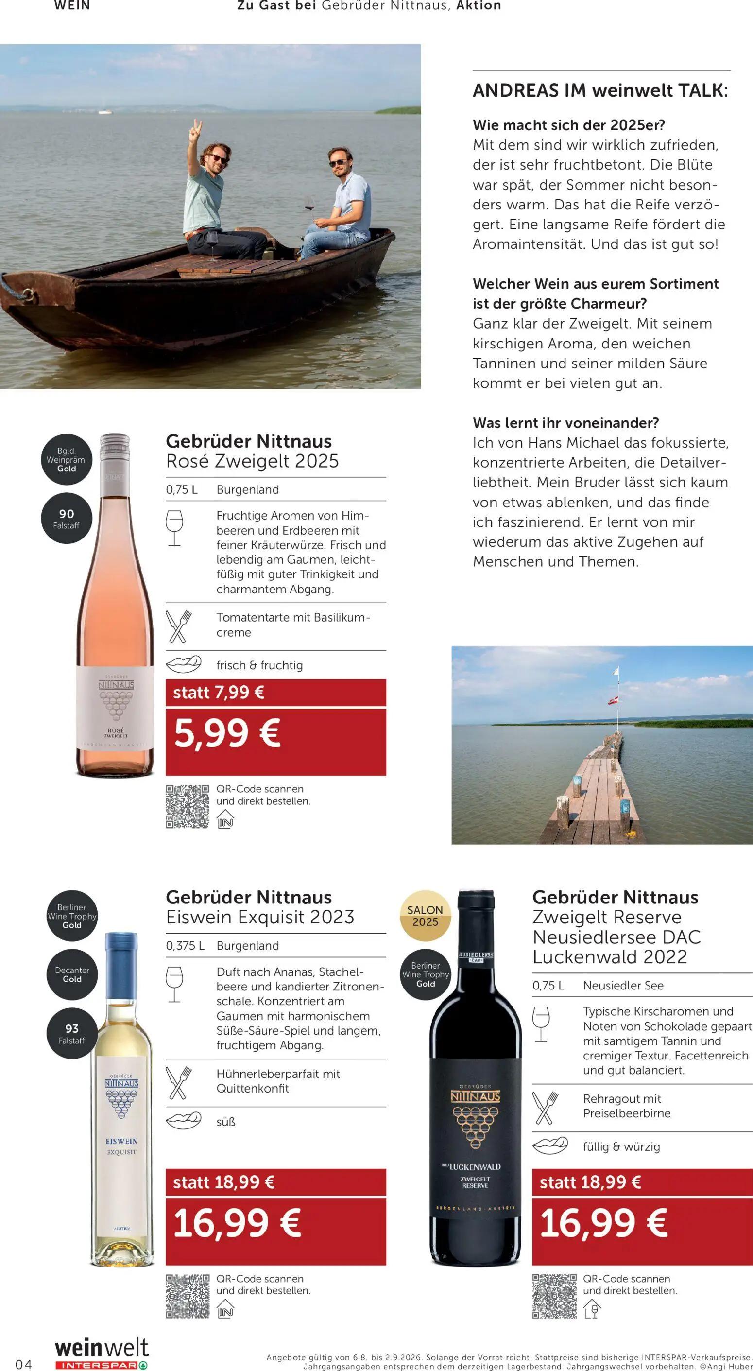 Interspar Prospekt, Seite 4 von 24 — Zweigelt Reserve Neusiedlersee DAC Luckenwald