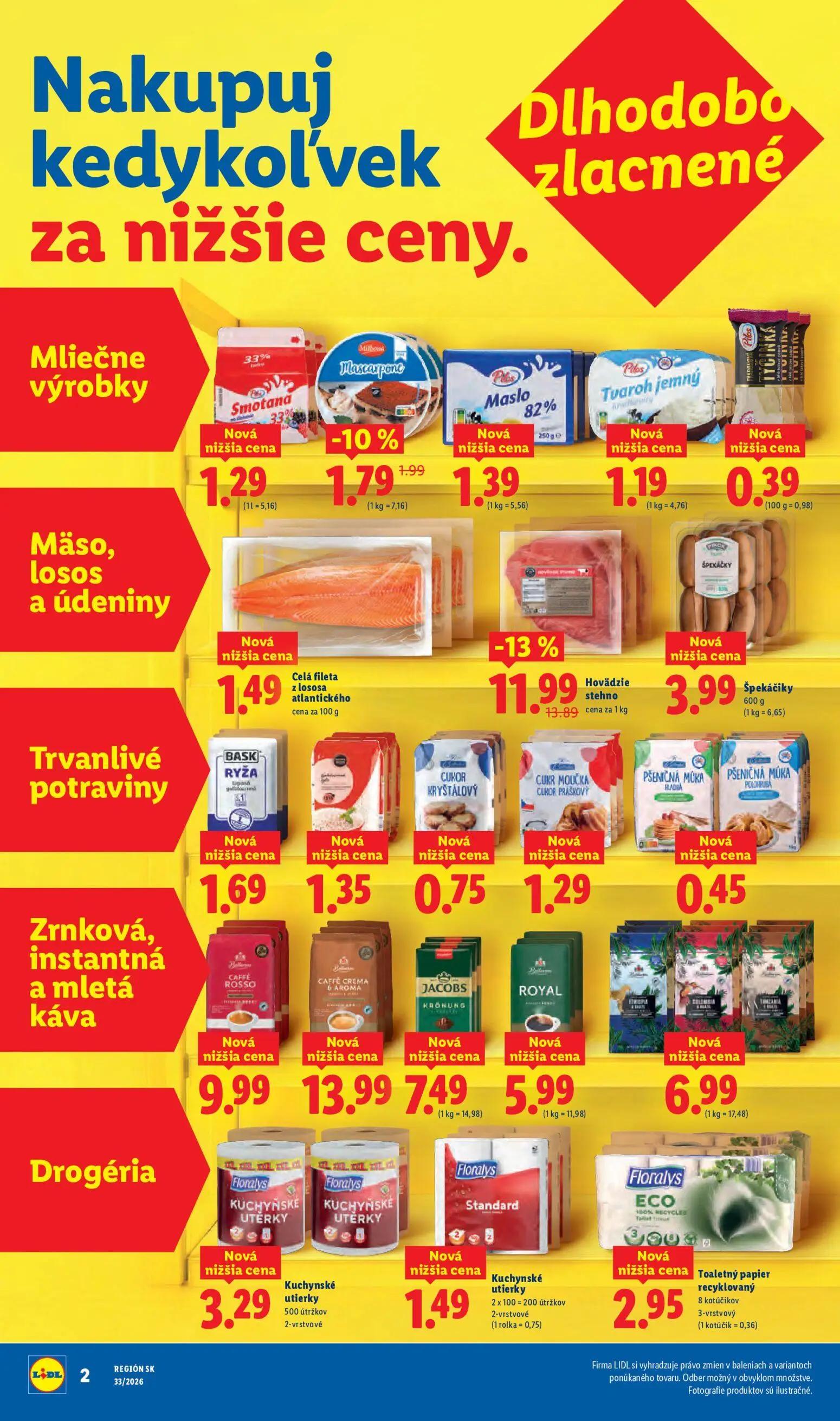 Lidl leták, strana 4 z 97 — Tyčinka, RYŽA, CAFFE ROSSO