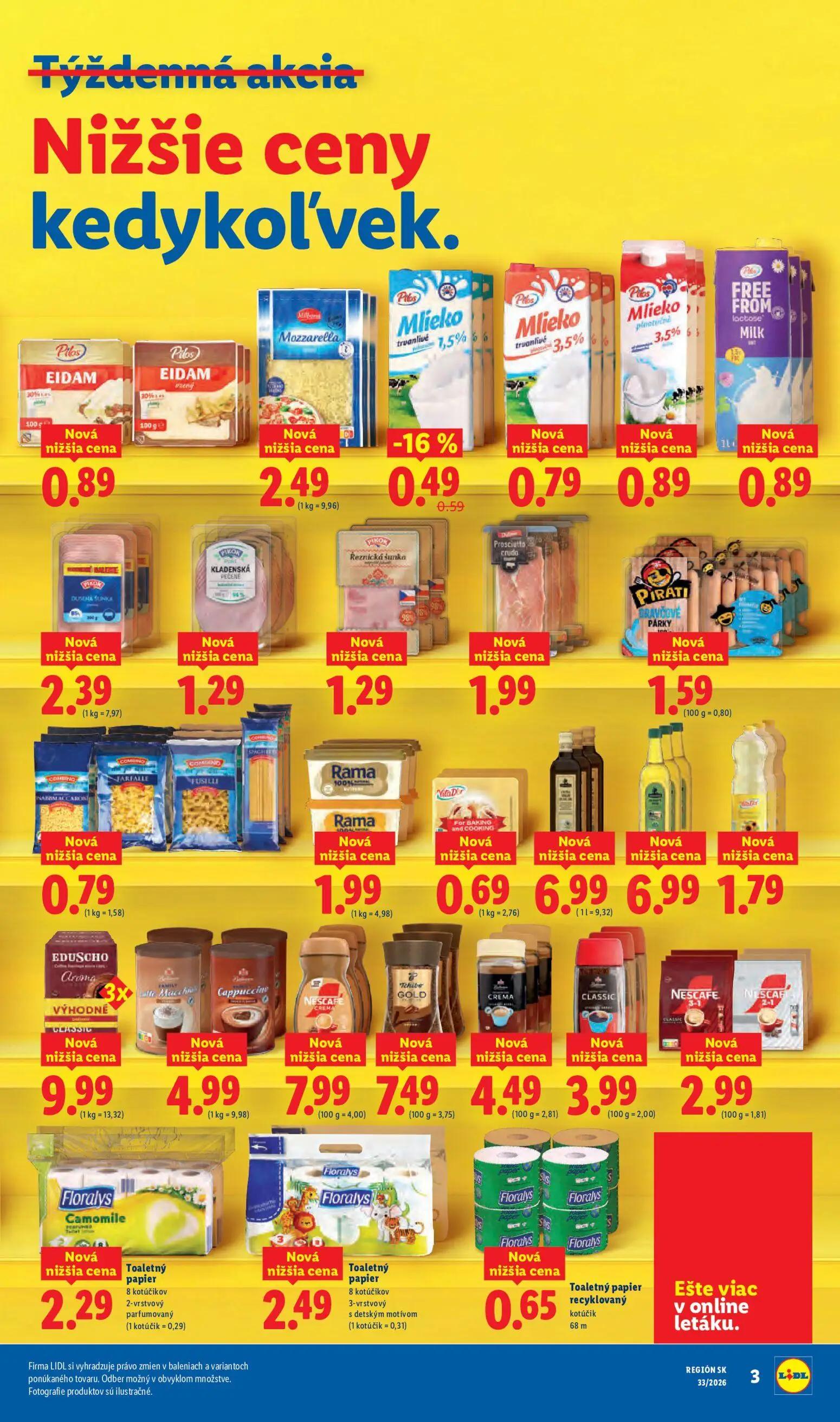 Lidl leták, strana 5 z 97 — EDUSCHO Aroma, Jacobs Latte Macchiato, Jacobs Cappuccino