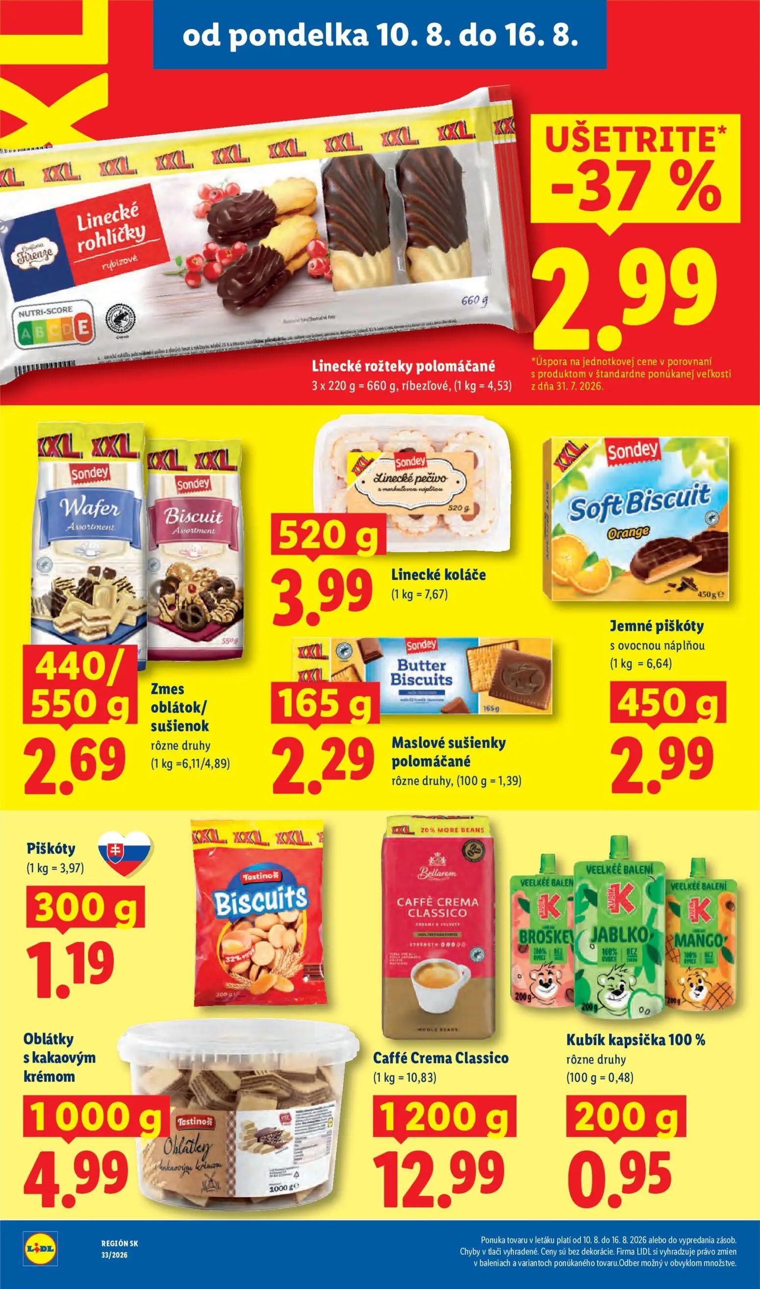 Lidl leták, strana 30 z 97 — Piškóty