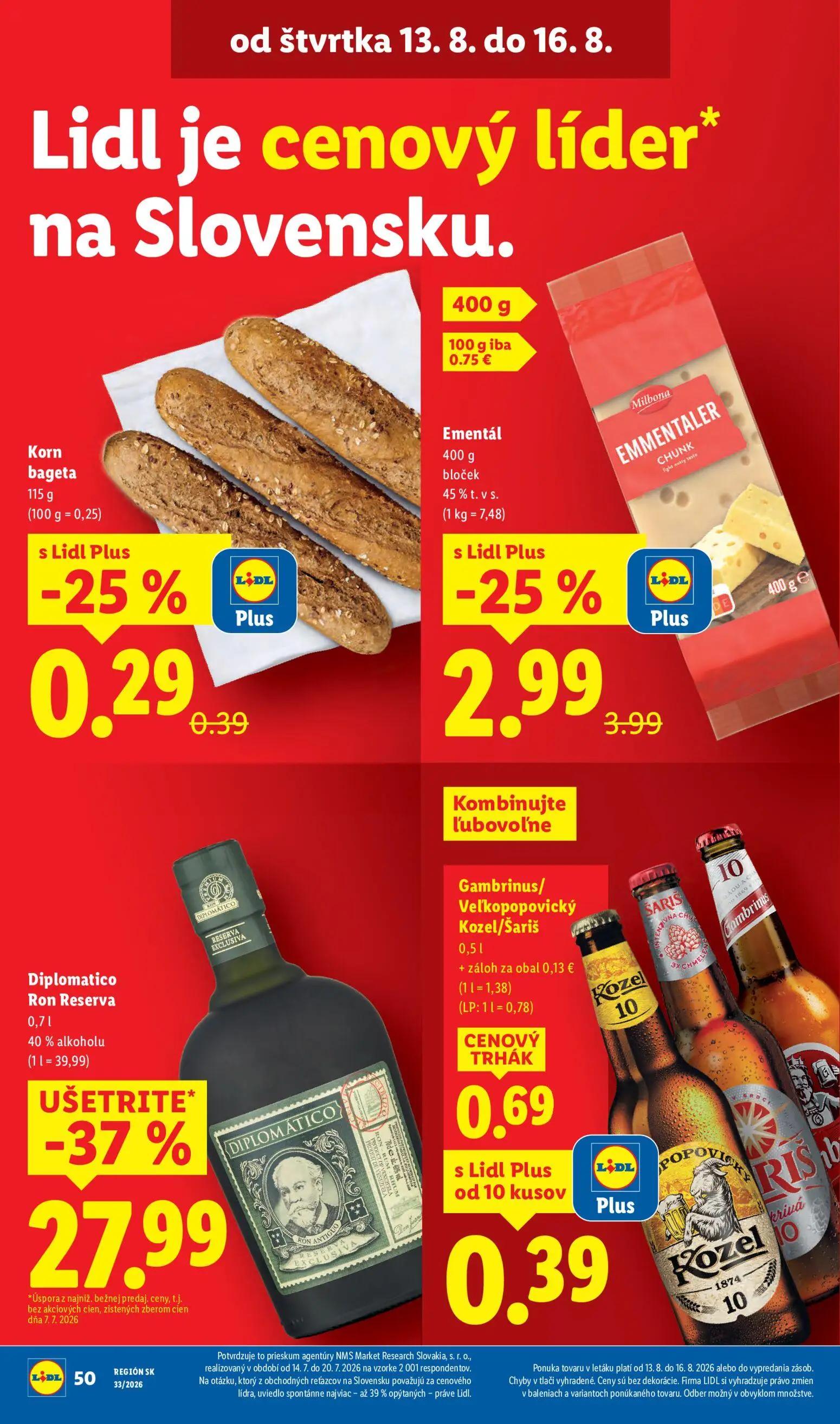 Lidl leták, strana 66 z 97 — Diplomatico Ron Reserva
