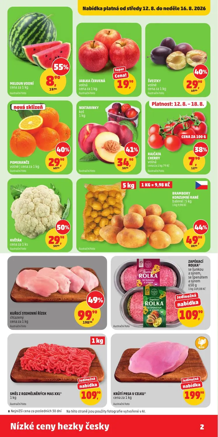 PENNY leták, strana 2 z 36 — NEKTARINKY, ŠVESTKY, POMERANČE