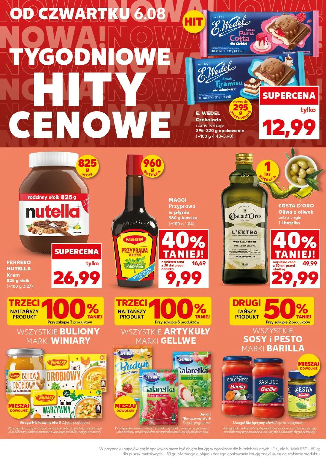 Kaufland gazetka, strona 10 z 24 — COSTA D'ORO Oliwa z oliwek extra virgin, FERRERO NUTELLA Krem