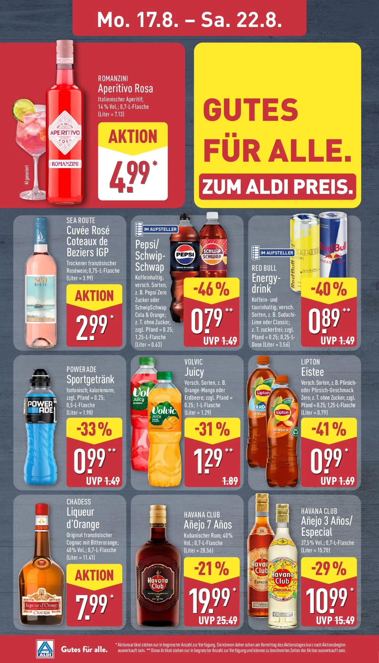 Aldi Nord Prospekt, Seite 8 von 39 — HAVANA CLUB Añejo 7 Años, HAVANA CLUB Añejo 3 Años/Especial