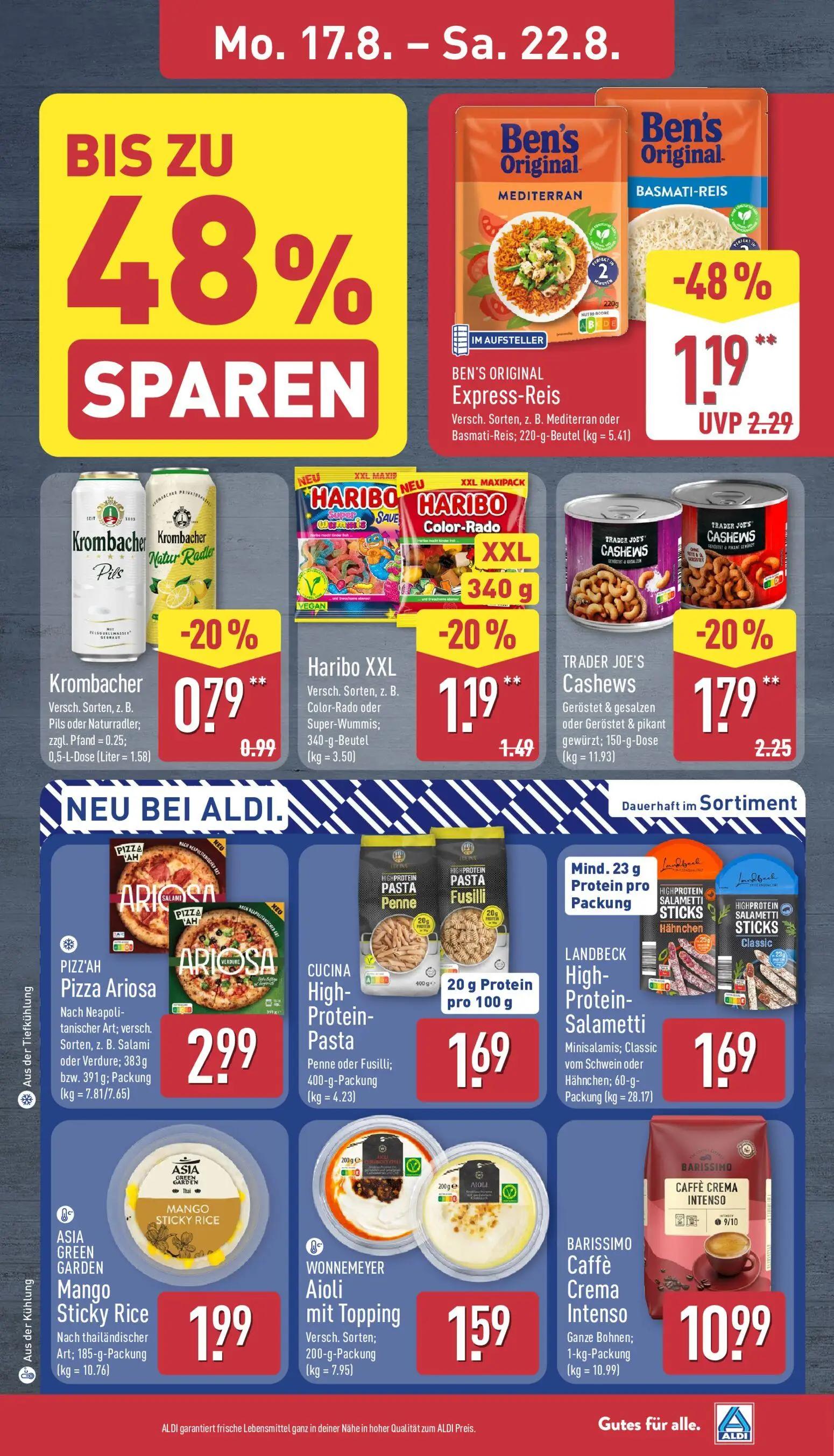 Aldi Nord Prospekt, Seite 9 von 39 — BARISSIMO Caffè Crema Intenso