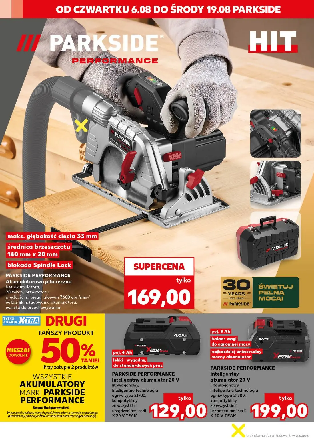 Kaufland gazetka, strona 20 z 24 — PARKSIDE PERFORMANCE Akumulatorowa piła ręczna, PARKSIDE PERFORMANCE Inteligentny akumula…