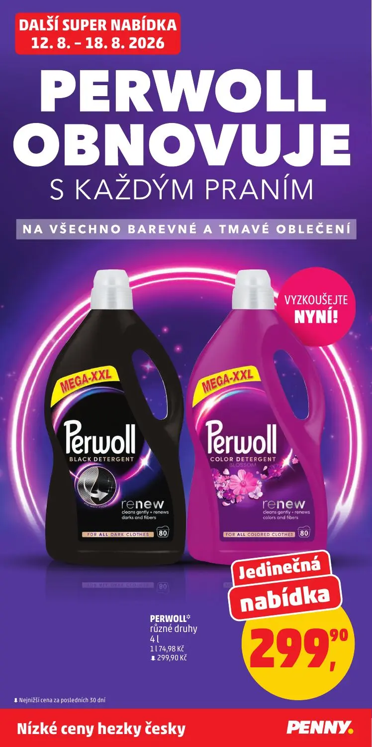 PENNY leták, strana 36 z 36 — PERWOLL různé druhy