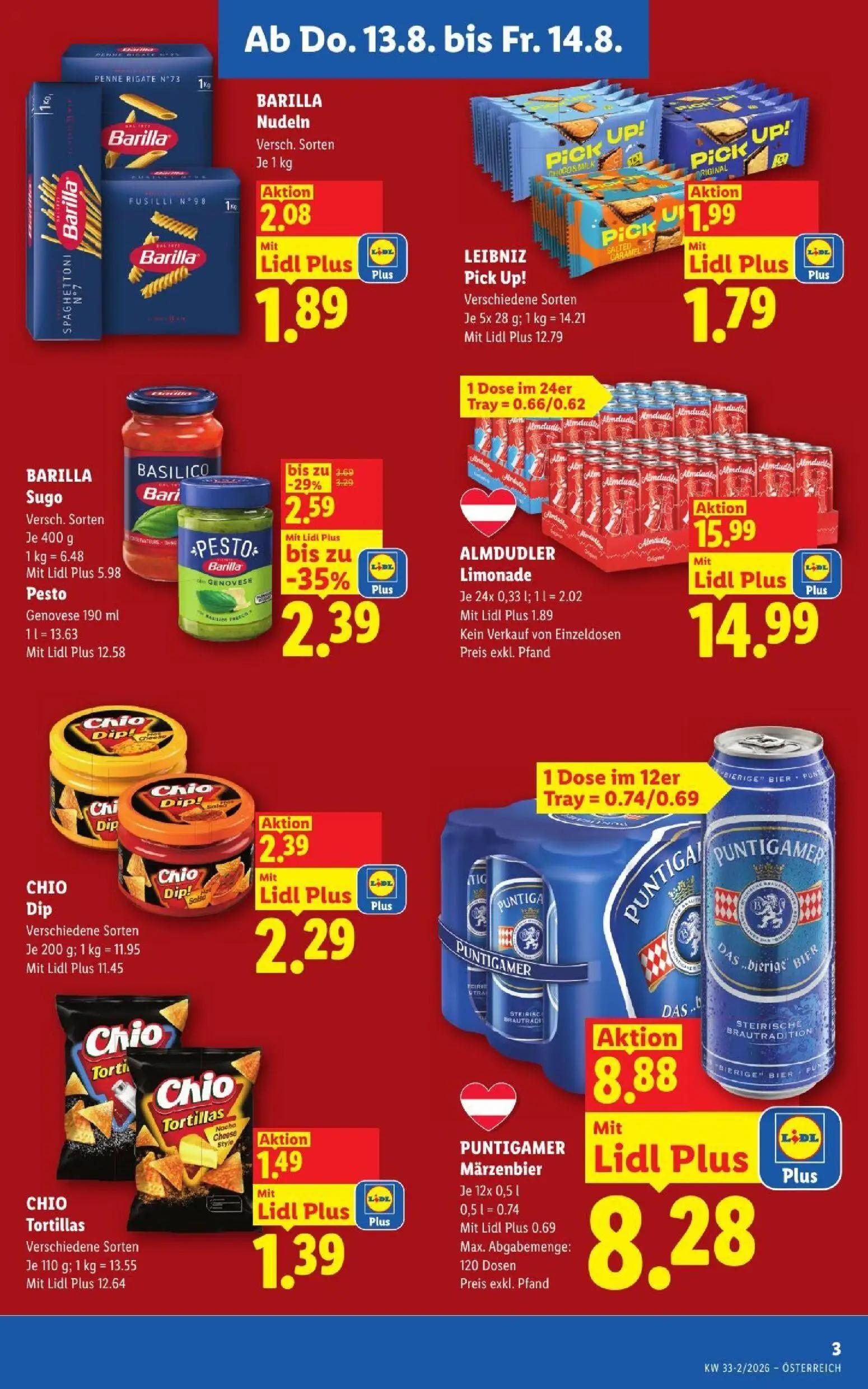 Lidl Prospekt, Seite 3 von 51 — LEIBNIZ Pick Up!