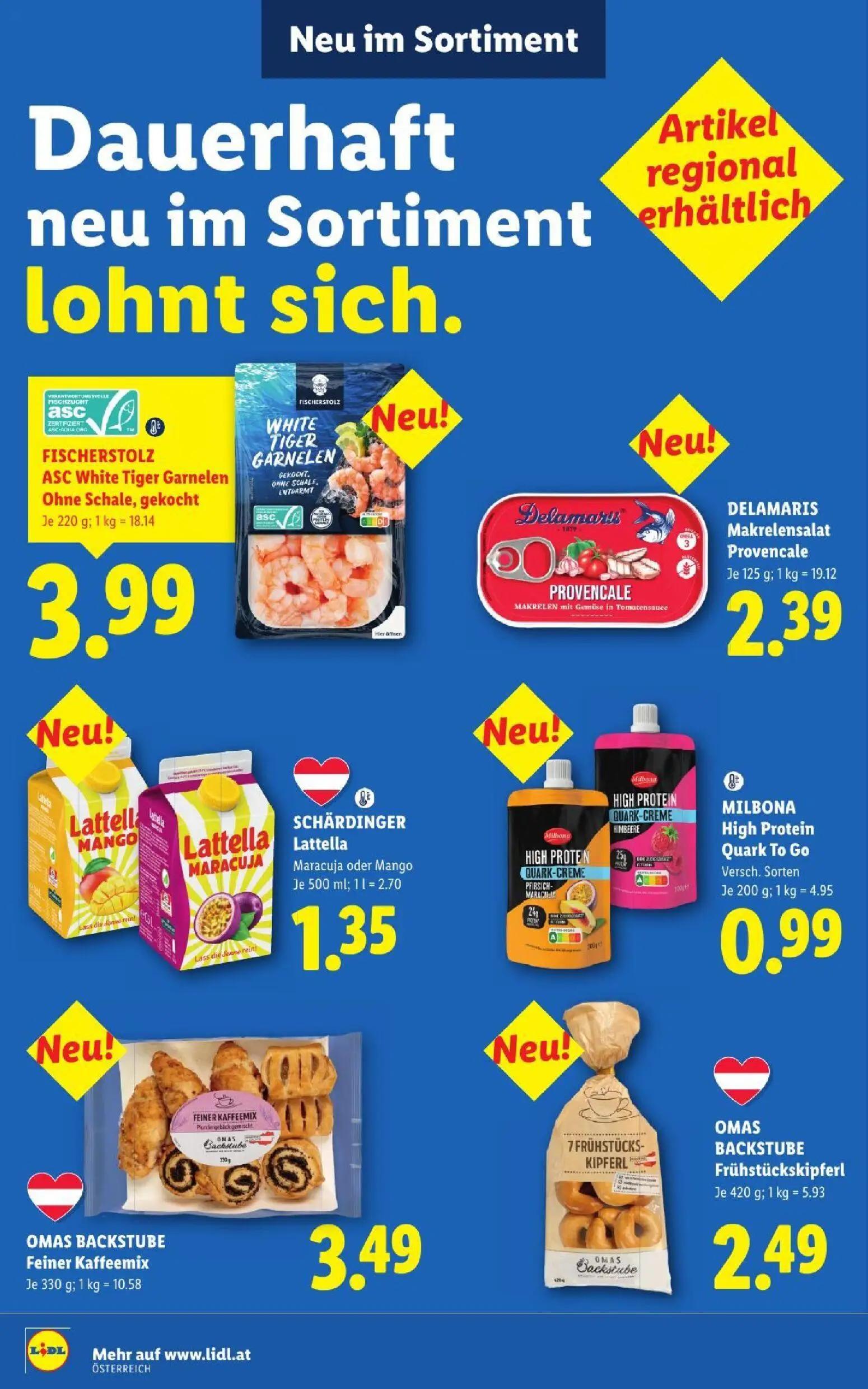 Lidl Prospekt, Seite 45 von 51 — Feiner Kaffeemix, Frühstückskipferl
