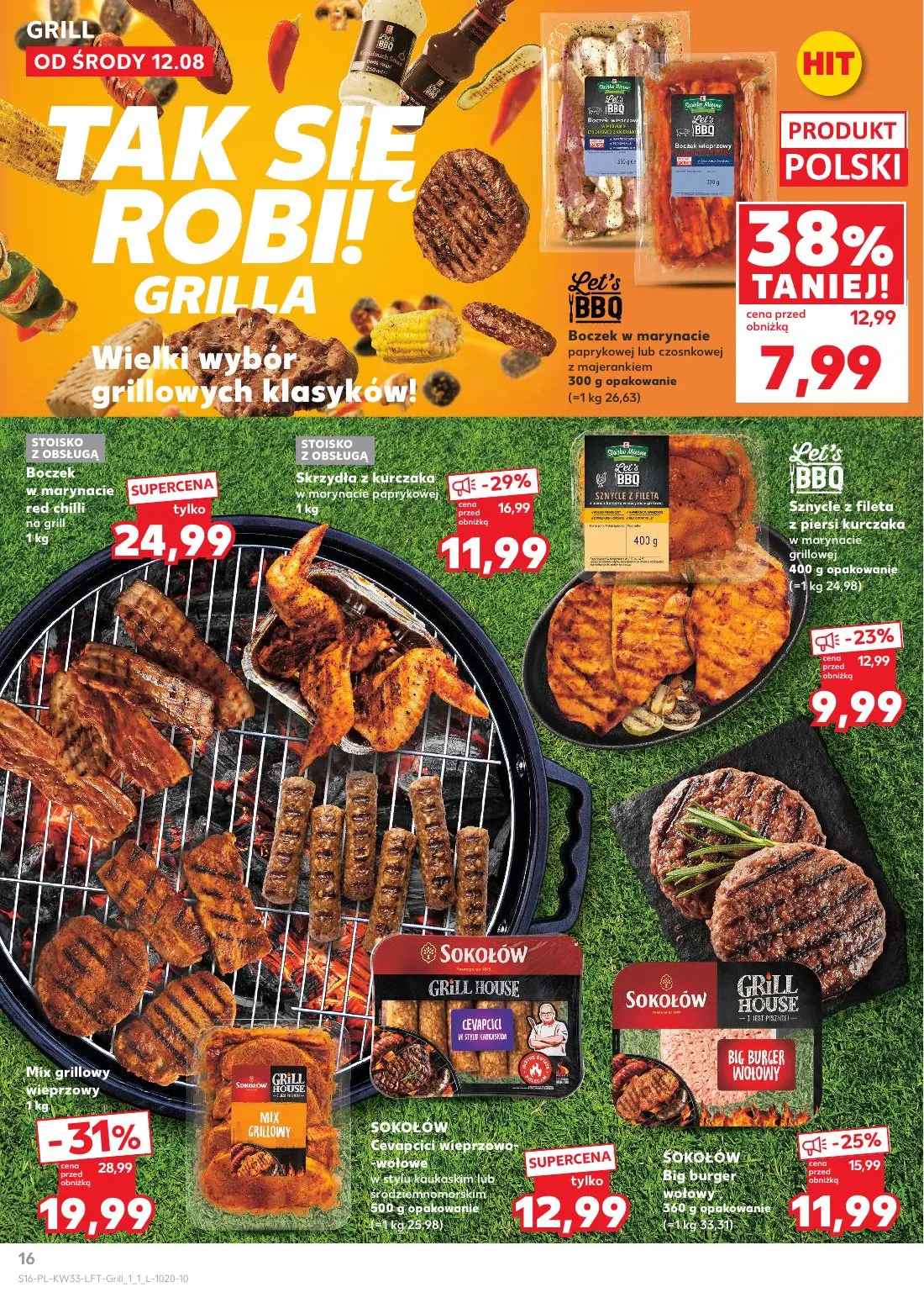Kaufland gazetka, strona 16 z 64 — Mix grillowy wieprzowy