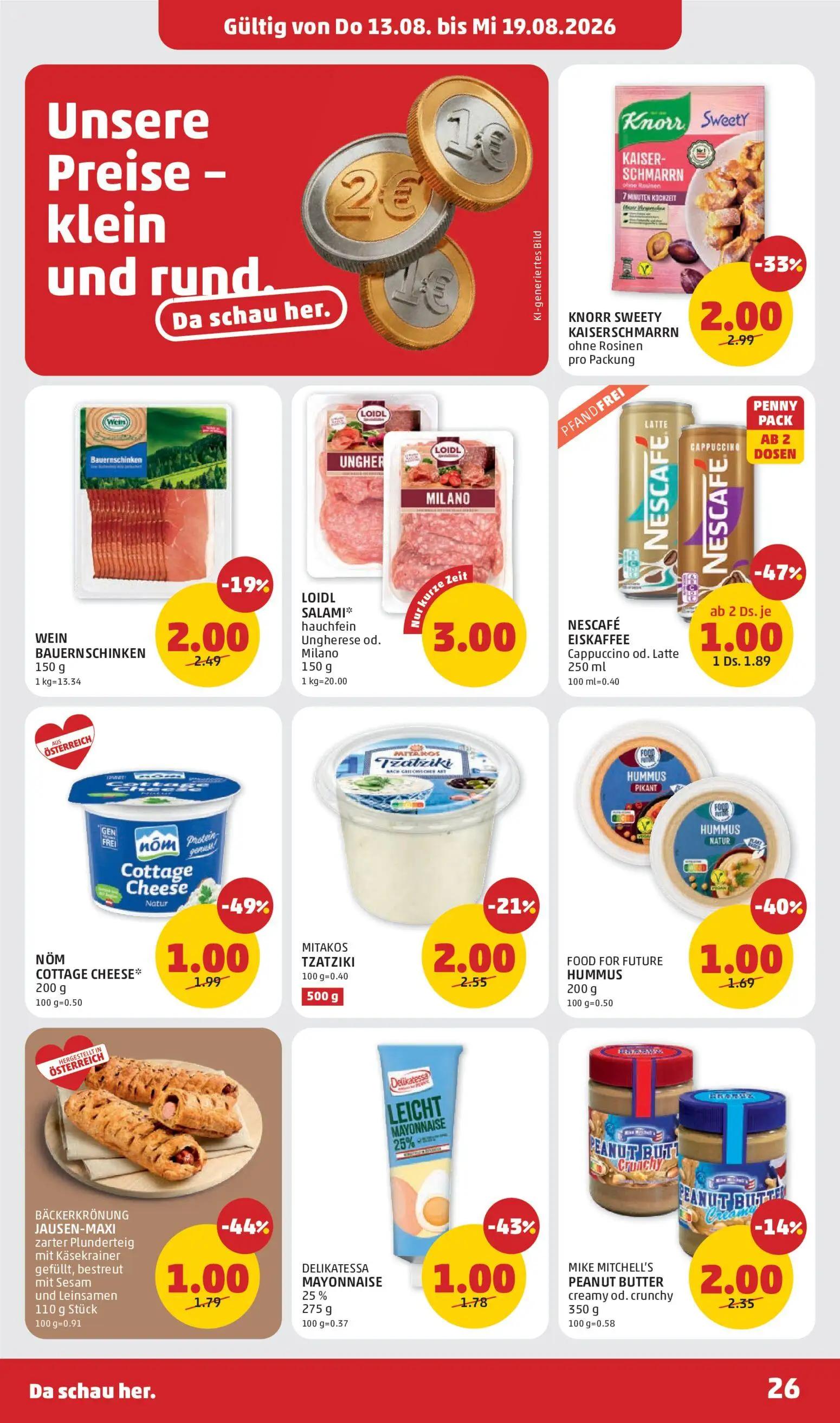 PENNY Prospekt, Seite 26 von 32 — KNORR SWEETY KAISERSCHMARRN ohne Rosinen