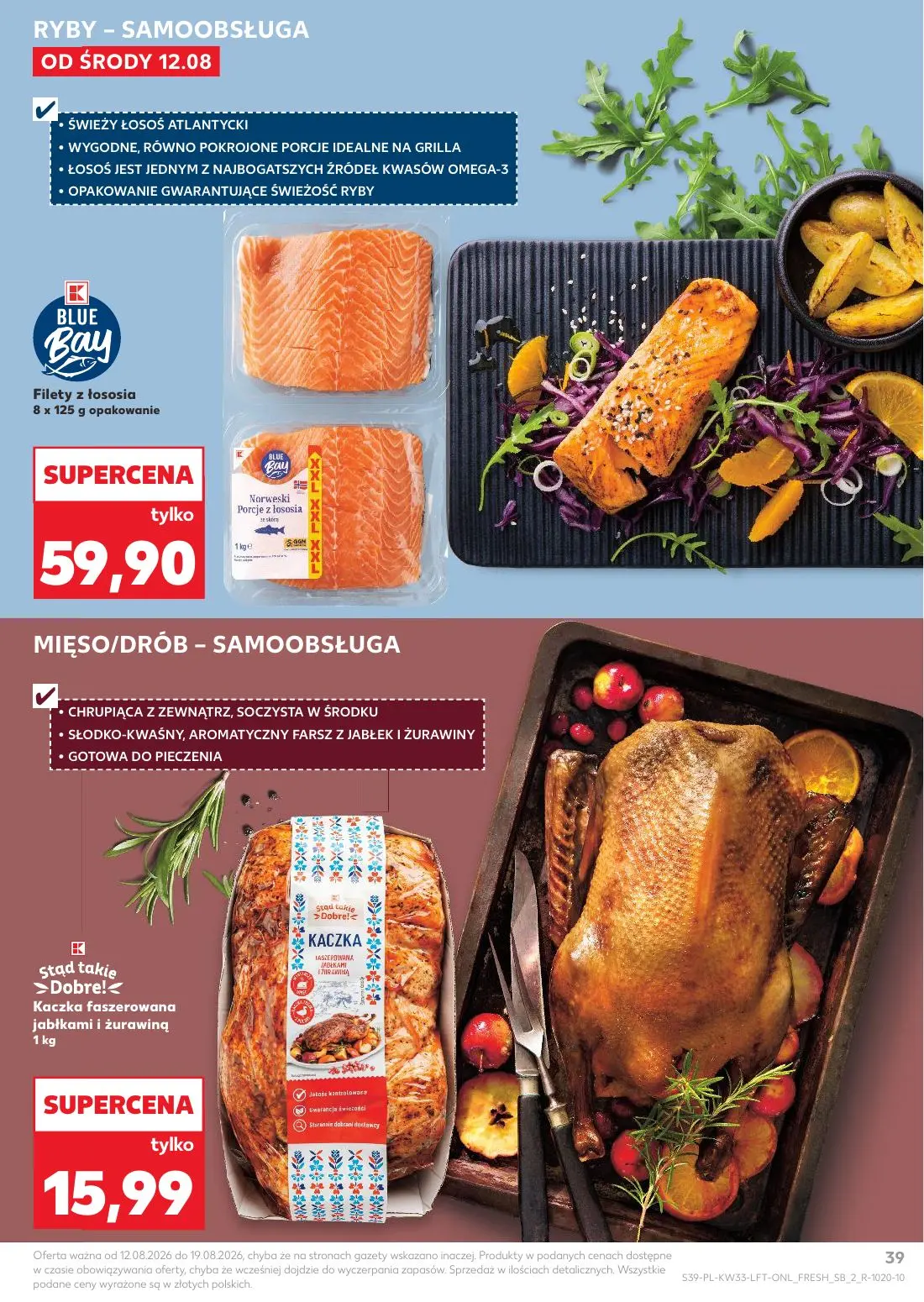 Kaufland gazetka, strona 39 z 64 — Filety z łososia
