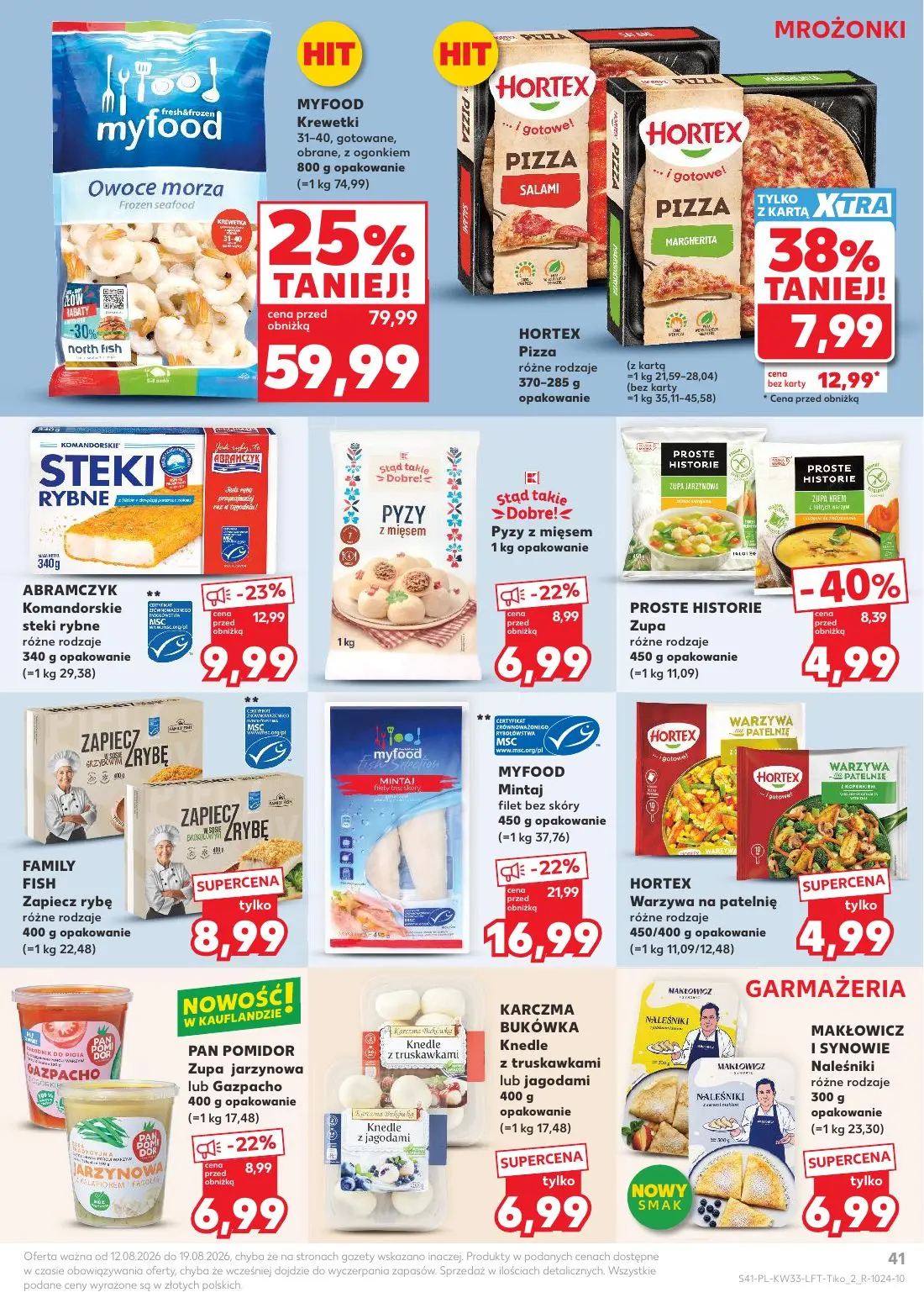 Kaufland gazetka, strona 41 z 64 — MYFOOD Krewetki