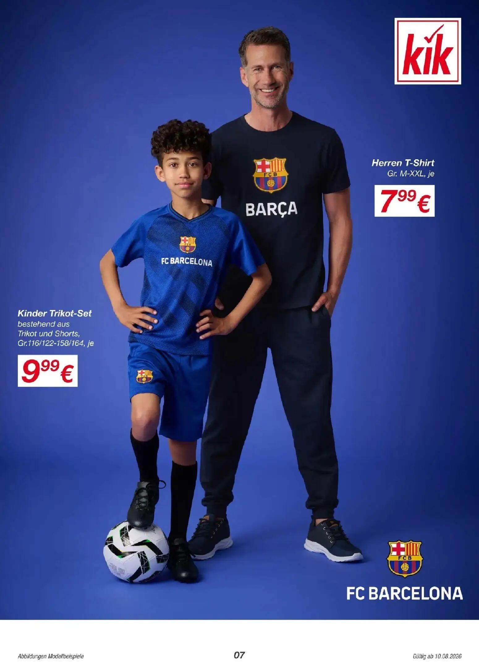 MPREIS Prospekt, Seite 7 von 23 — Kinder Trikot-Set, Herren T-Shirt
