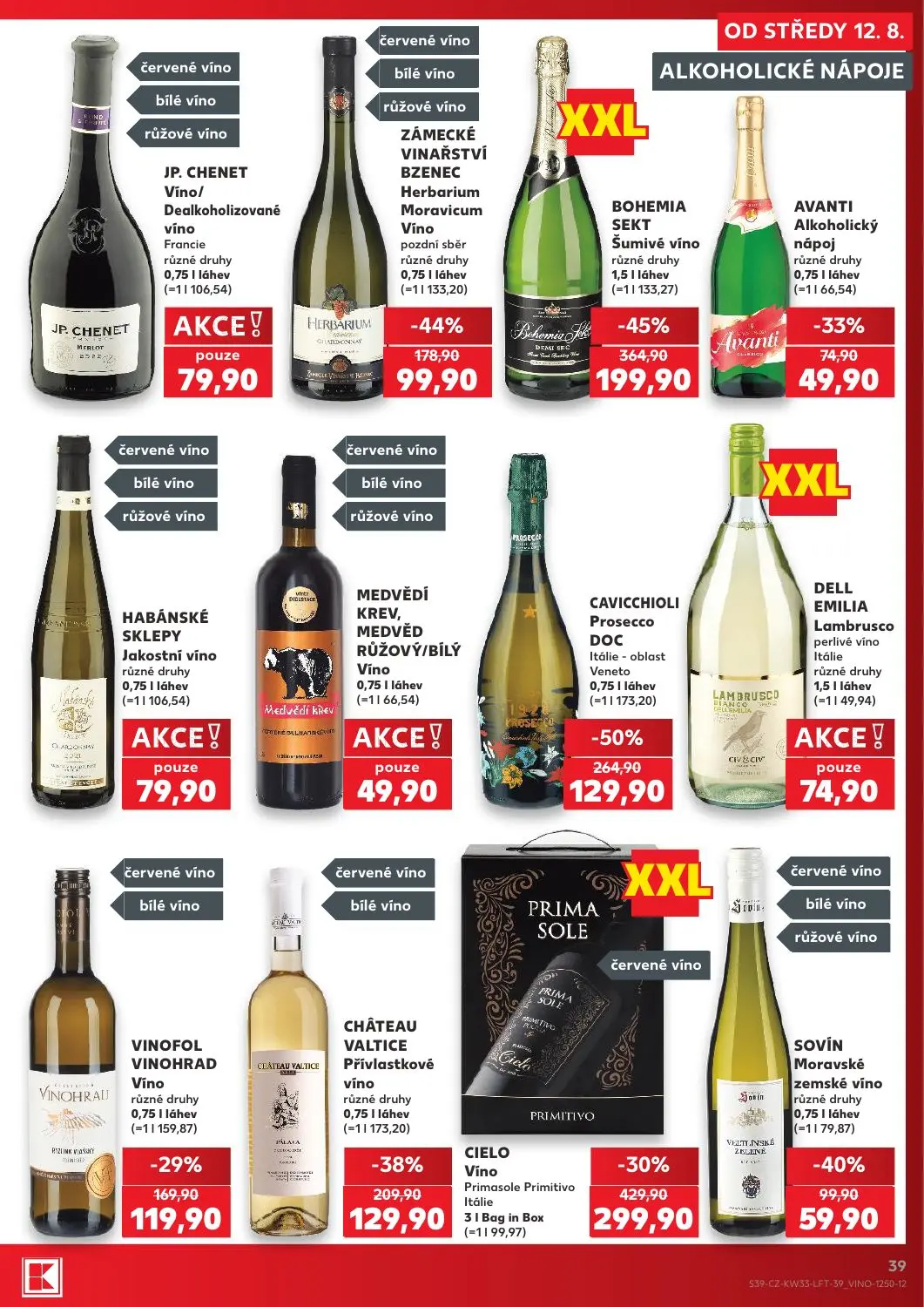 Kaufland leták, strana 39 z 52 — BOHEMIA SEKT Šumivé víno