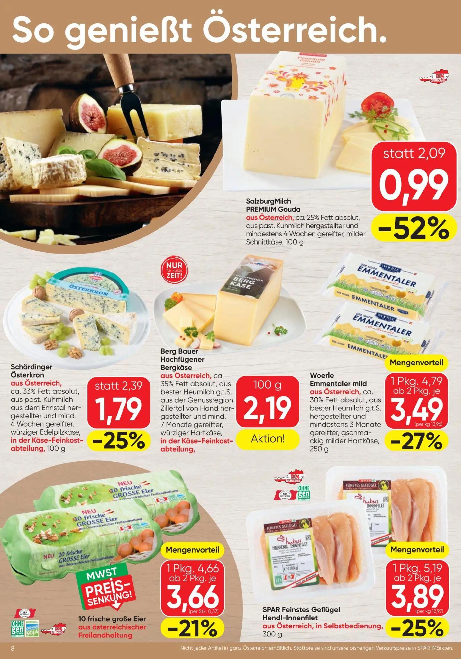 Spar Prospekt, Seite 8 von 20 — PREMIUM Gouda