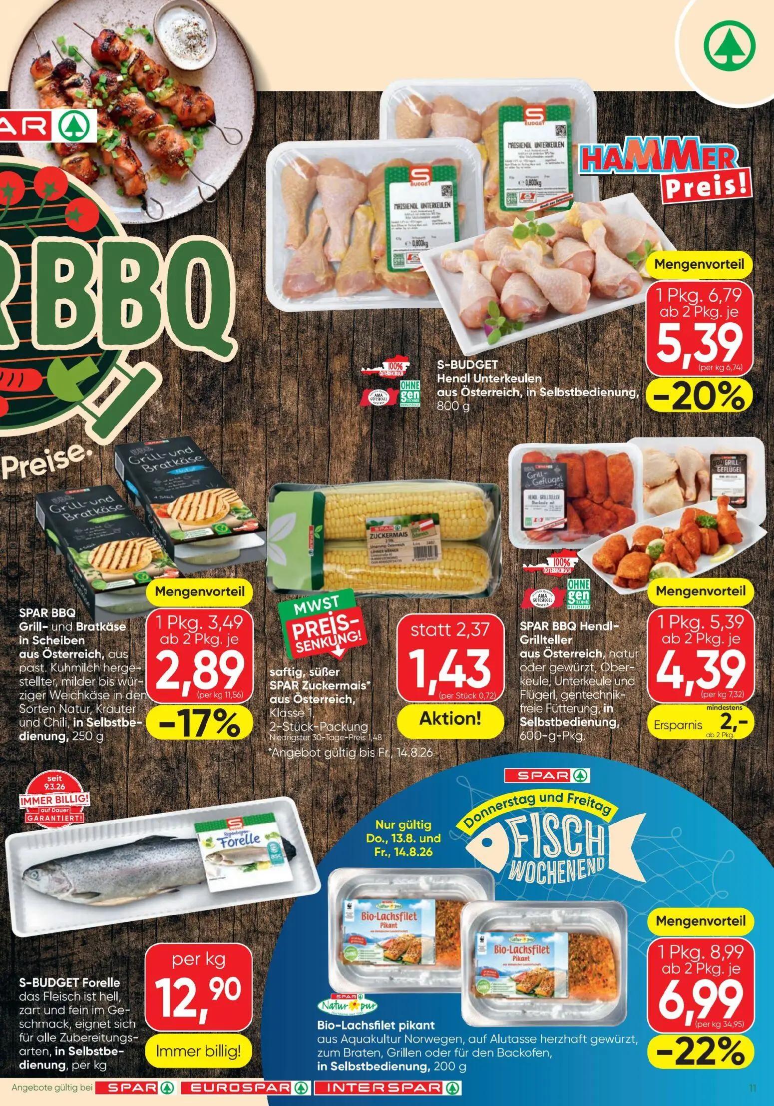 Spar Prospekt, Seite 11 von 20 — SPAR Zuckermais