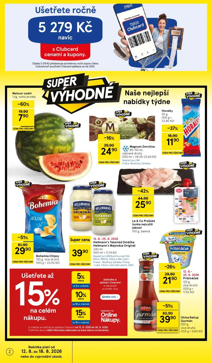 Tesco Supermarket leták, strana 2 z 16