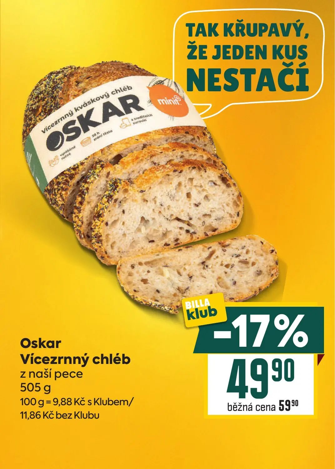 Billa leták, strana 7 z 35 — Oskar Vícezrnný chléb