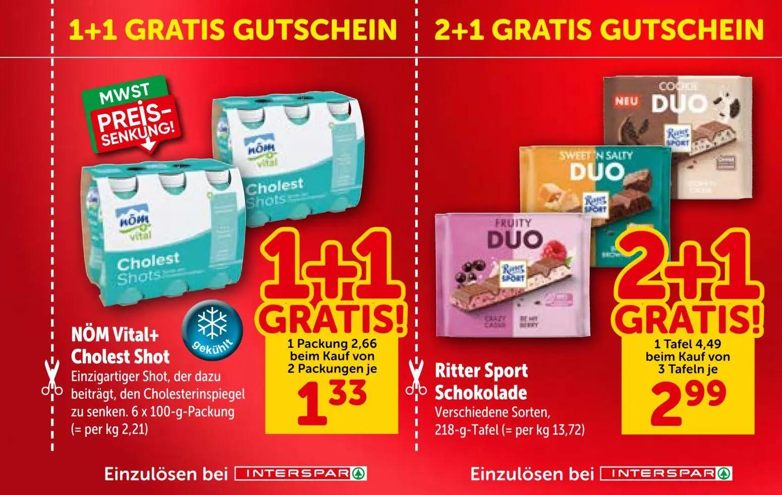 Interspar Prospekt, Seite 7 von 28 — Ritter Sport Schokolade