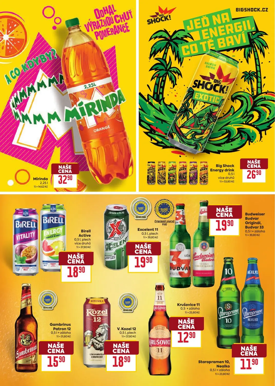 Billa leták, strana 22 z 30 — Mirinda