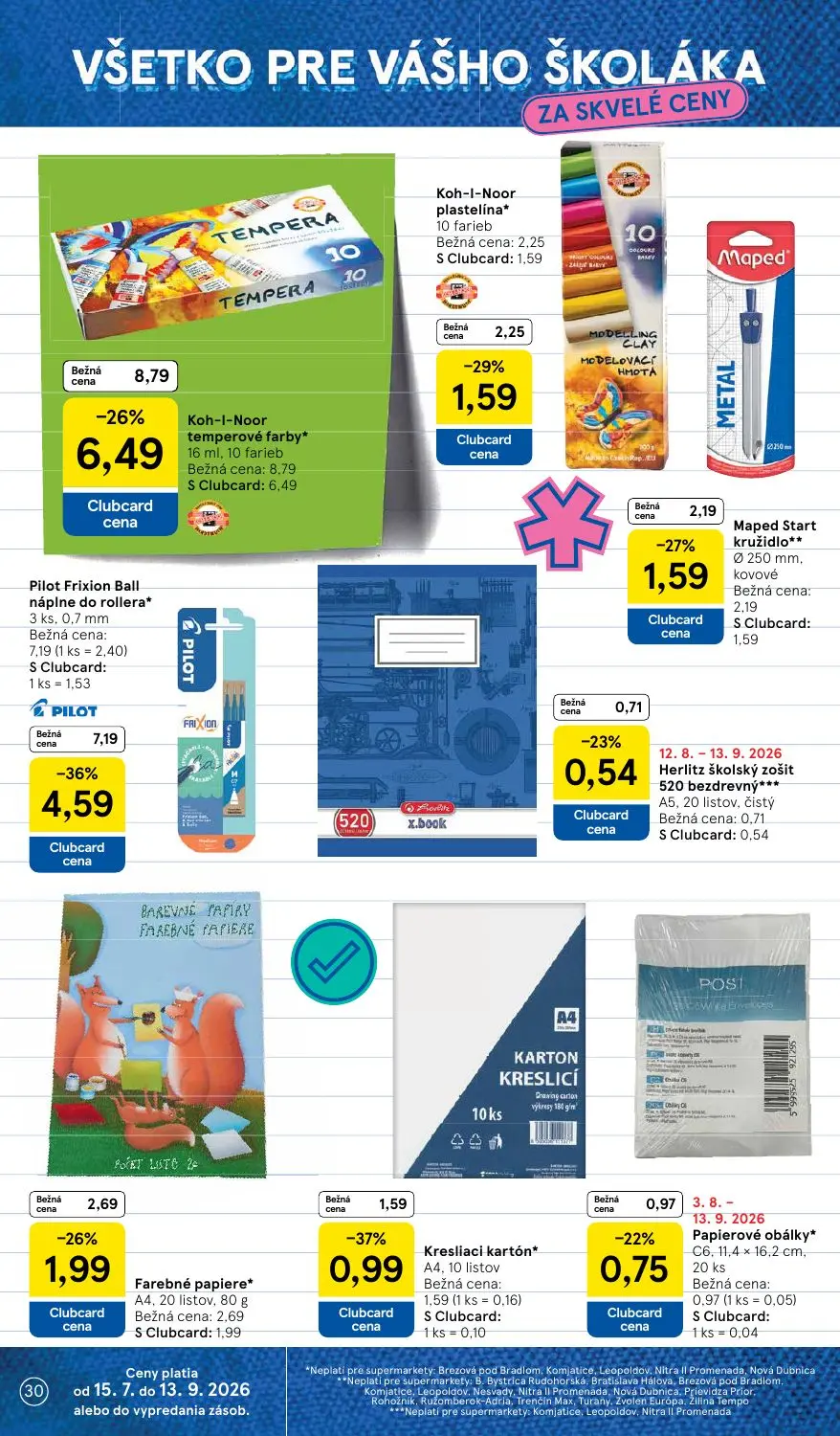 Tesco Supermarket leták, strana 30 z 34