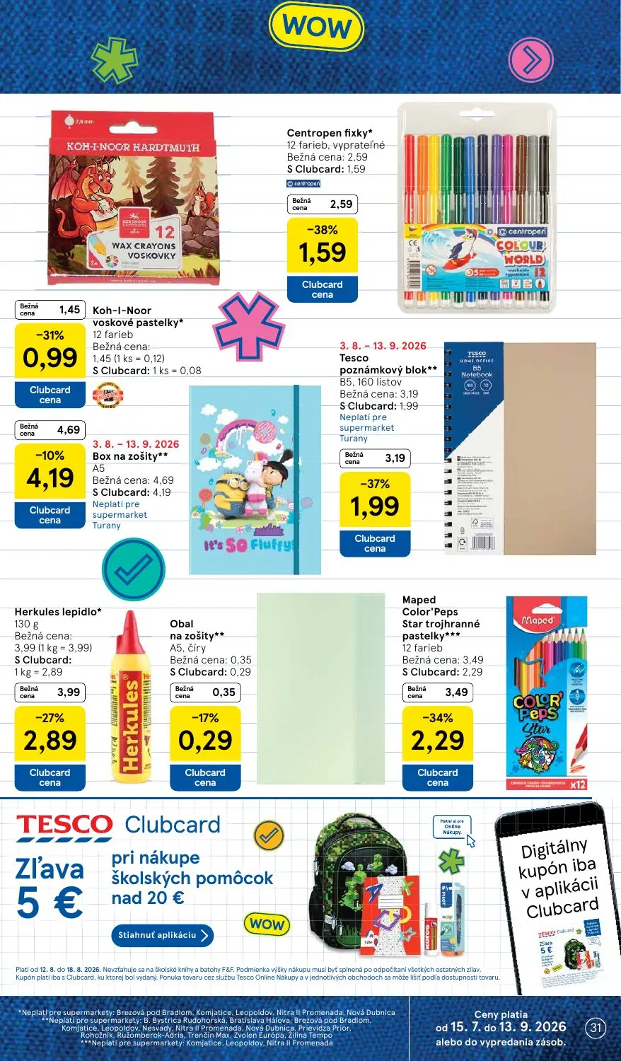 Tesco Supermarket leták, strana 31 z 34