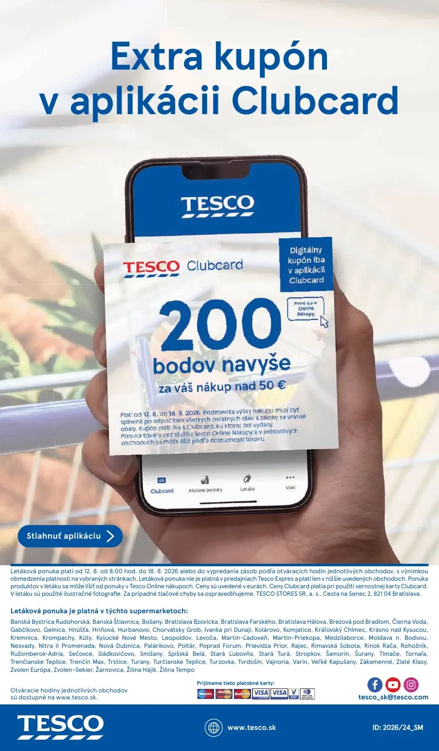 Tesco Supermarket leták, strana 34 z 34
