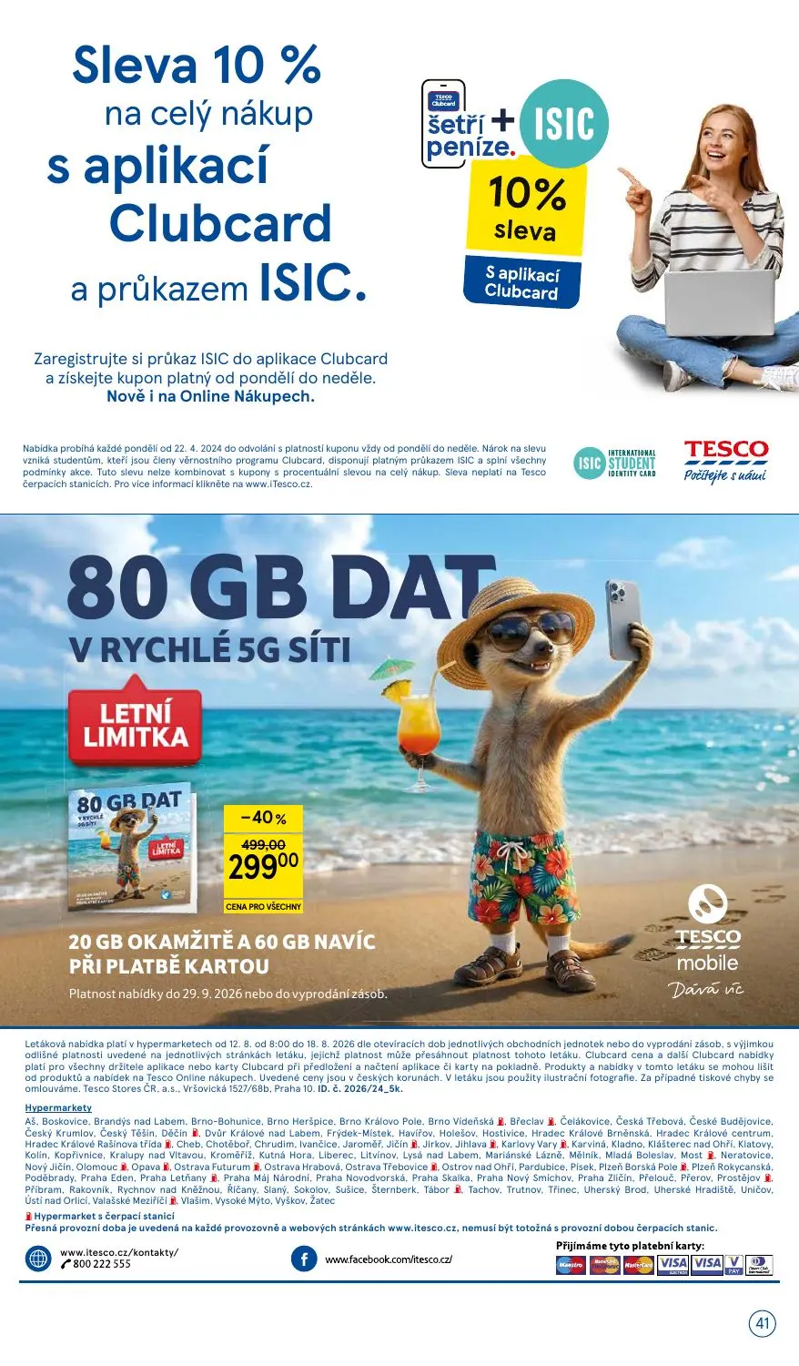 Tesco leták, strana 41 z 41