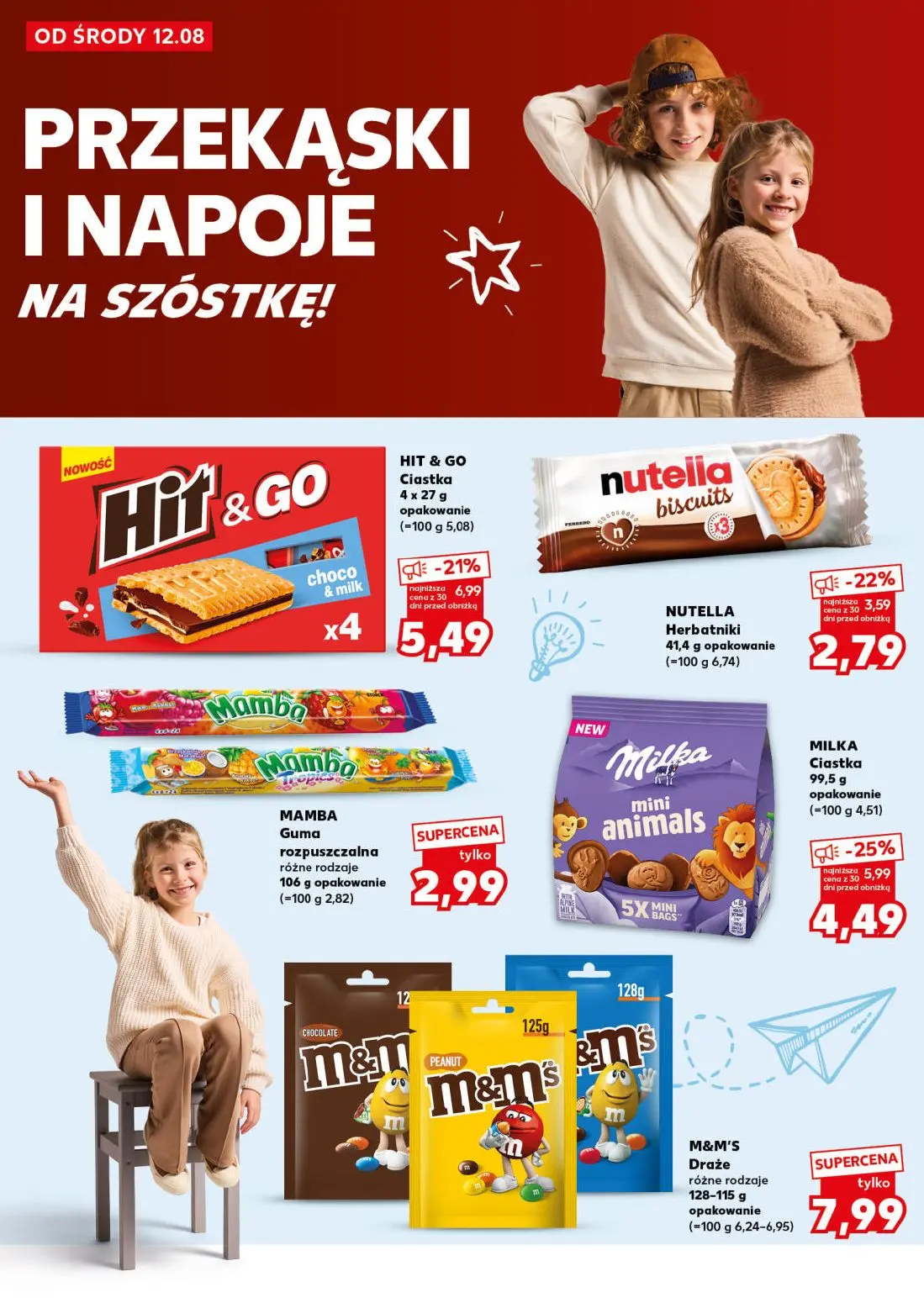 Kaufland gazetka, strona 2 z 40 — HIT & GO Ciastka, MILKA Ciastka mini animals, NUTELLA Herbatniki