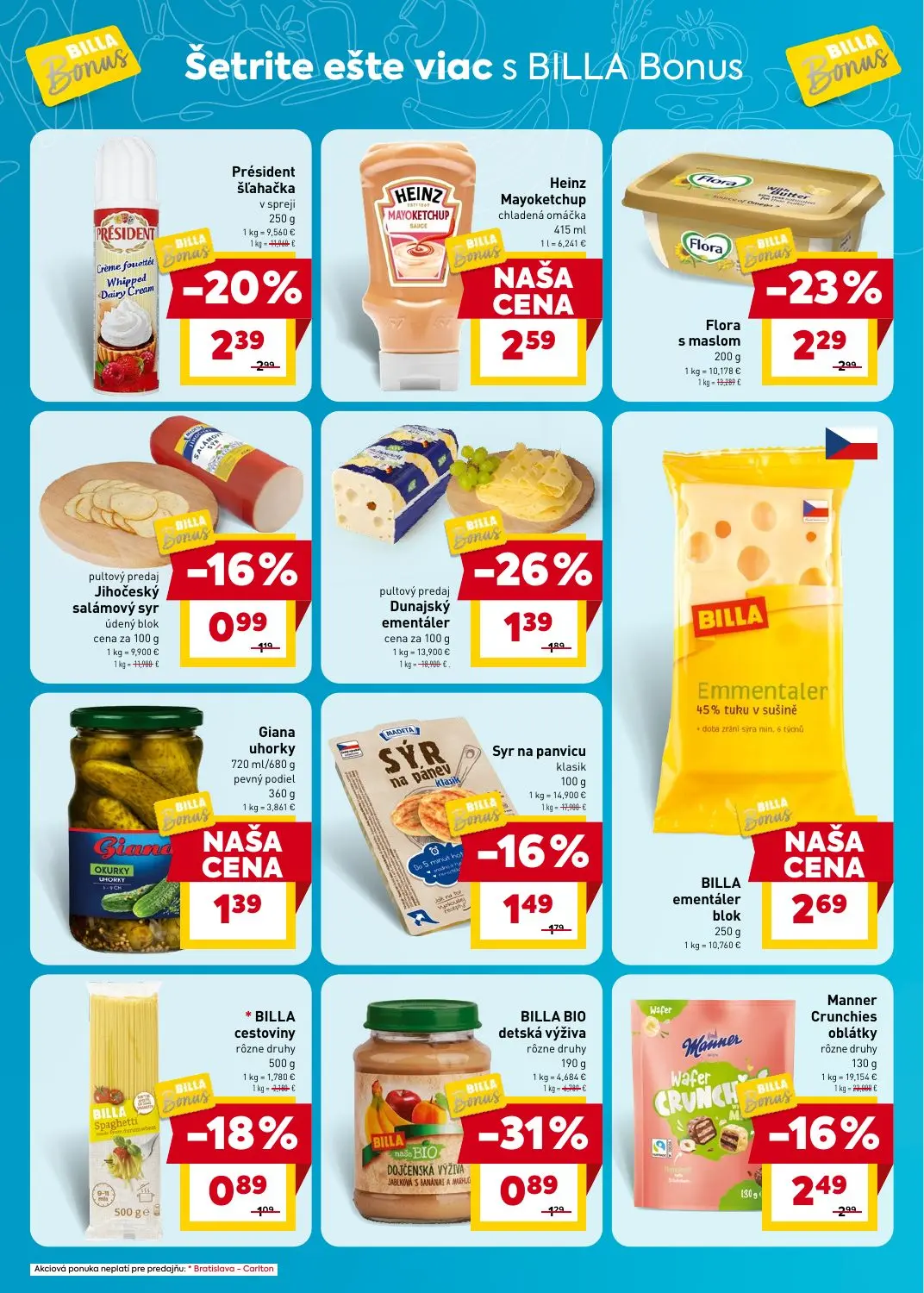 Billa leták, strana 4 z 7 — Heinz Mayoketchup chladená omáčka