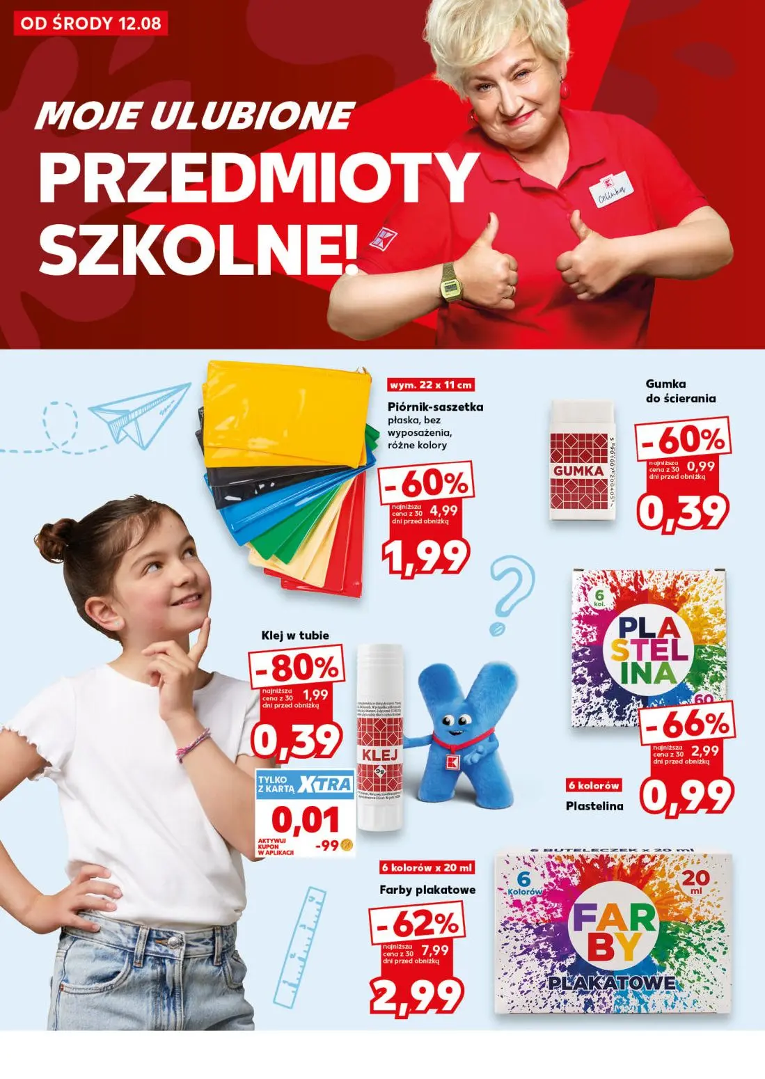 Kaufland gazetka, strona 4 z 40 — Farby plakatowe, Piórnik-saszetka, PLASTELINA
