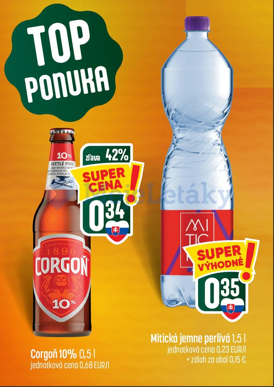 Coop Tempo leták, strana 4 z 64 — Corgoň 10%, Mitická jemne perlivá