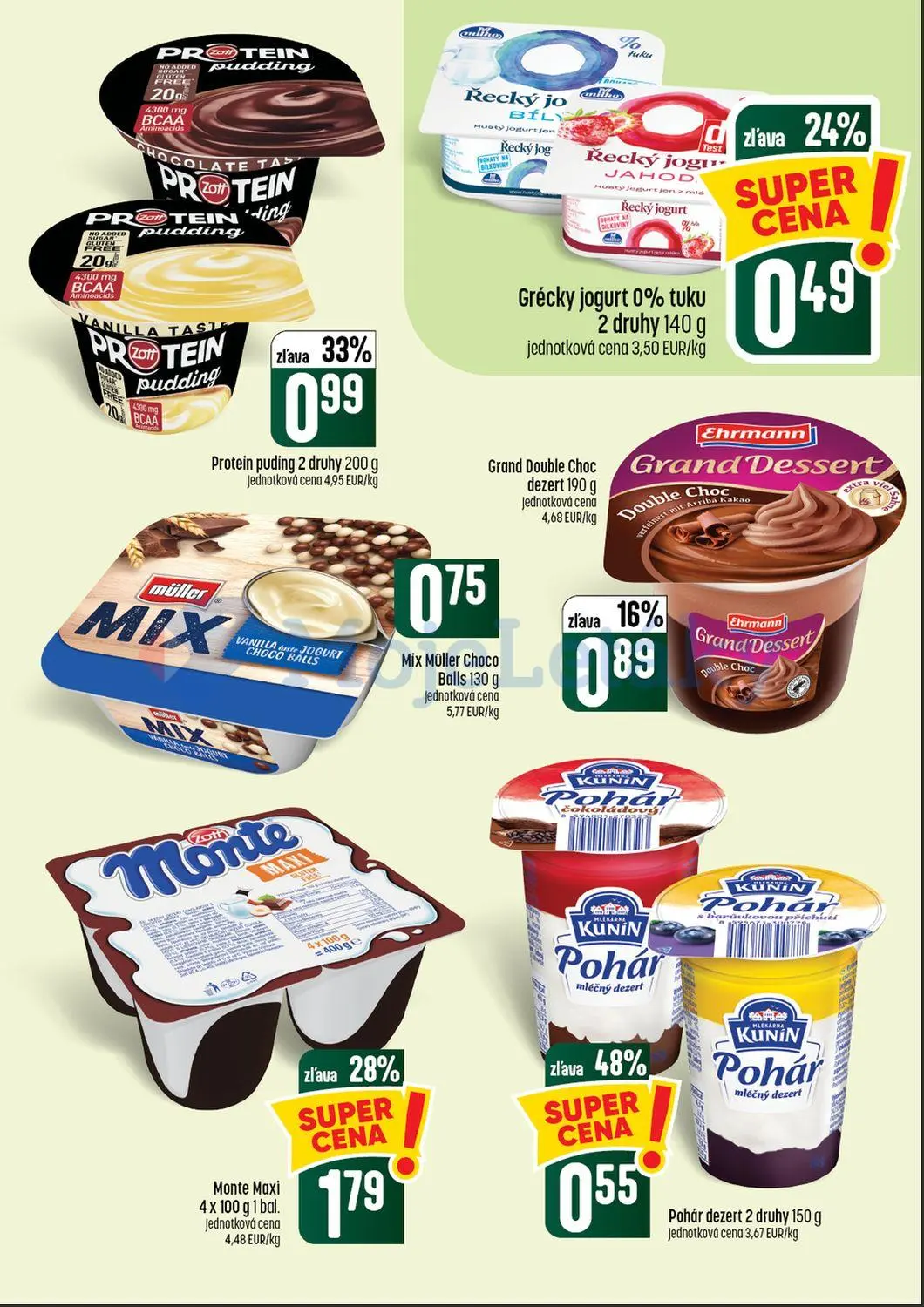 Coop Tempo leták, strana 25 z 64 — Monte Maxi, Pohár dezert, Protein puding