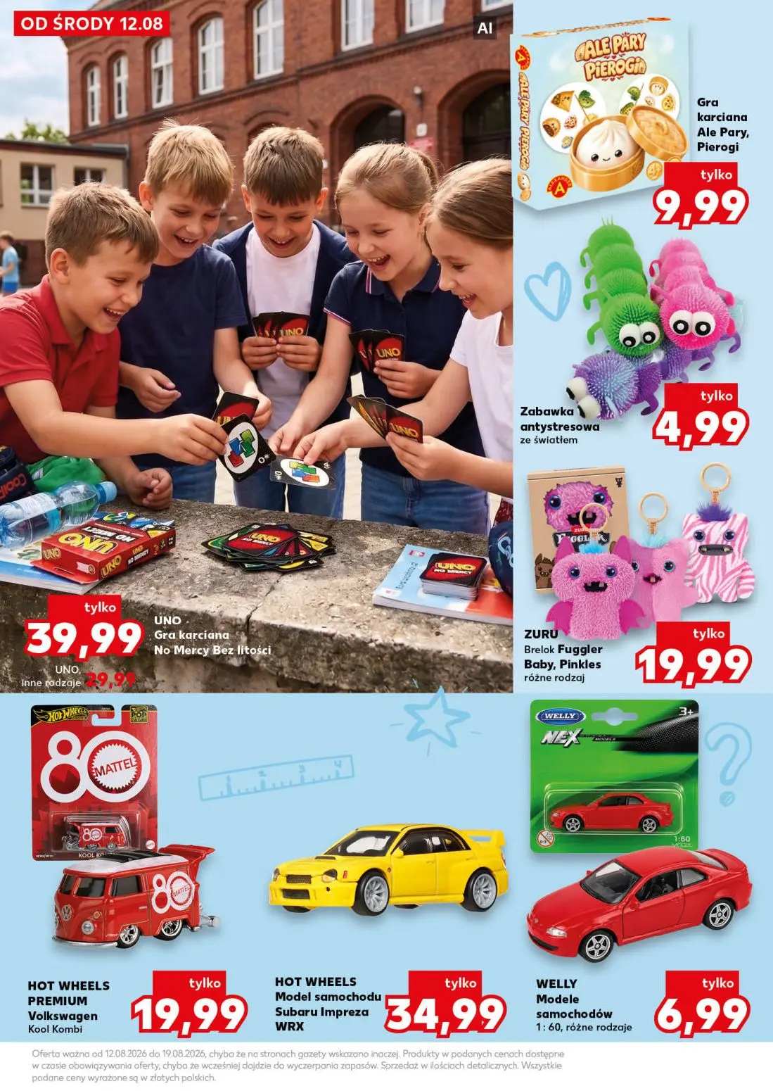 Kaufland gazetka, strona 33 z 40 — Gra karciana Ale Pary, Pierogi, UNO Gra karciana No Mercy Bez litości, Zabawka antystreso…