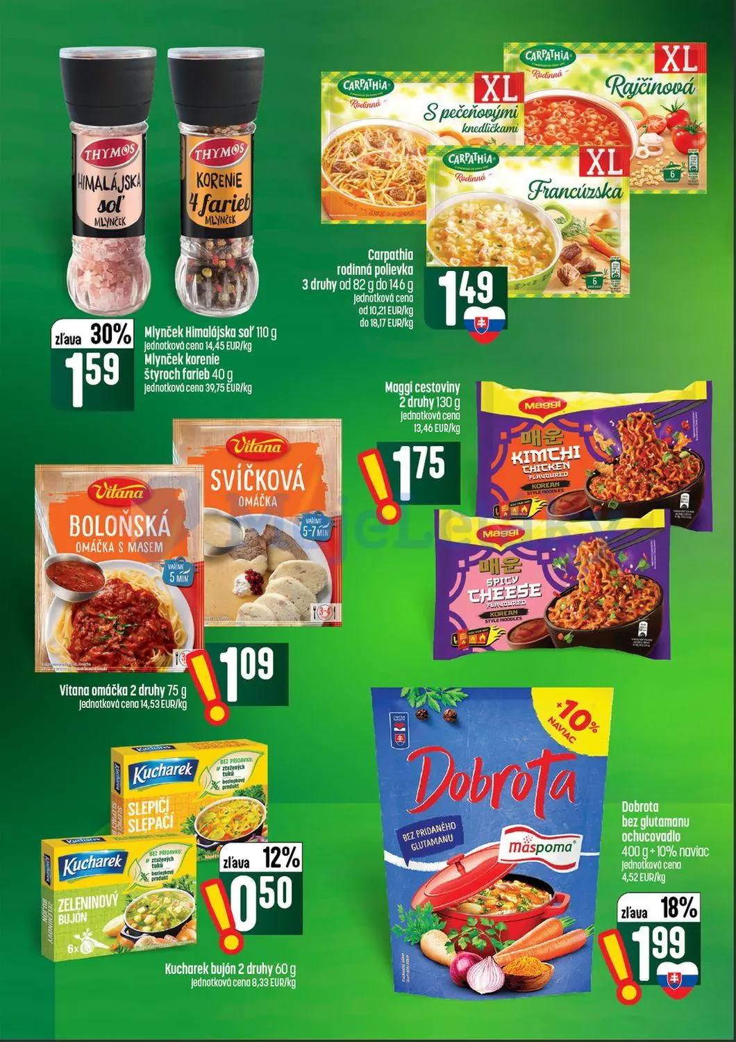 Coop Tempo leták, strana 34 z 64 — Mlynček Himalájska soľ, Mlynček korenie štyroch farieb, Dobrota bez glutamanu ochucovadlo