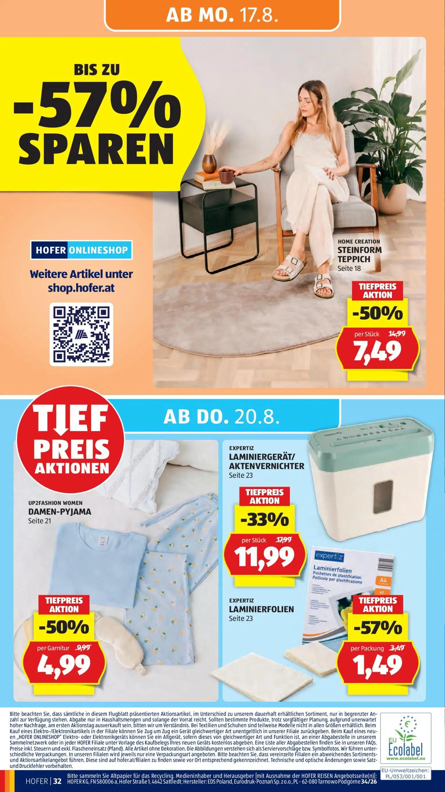 Hofer Prospekt, Seite 48 von 48