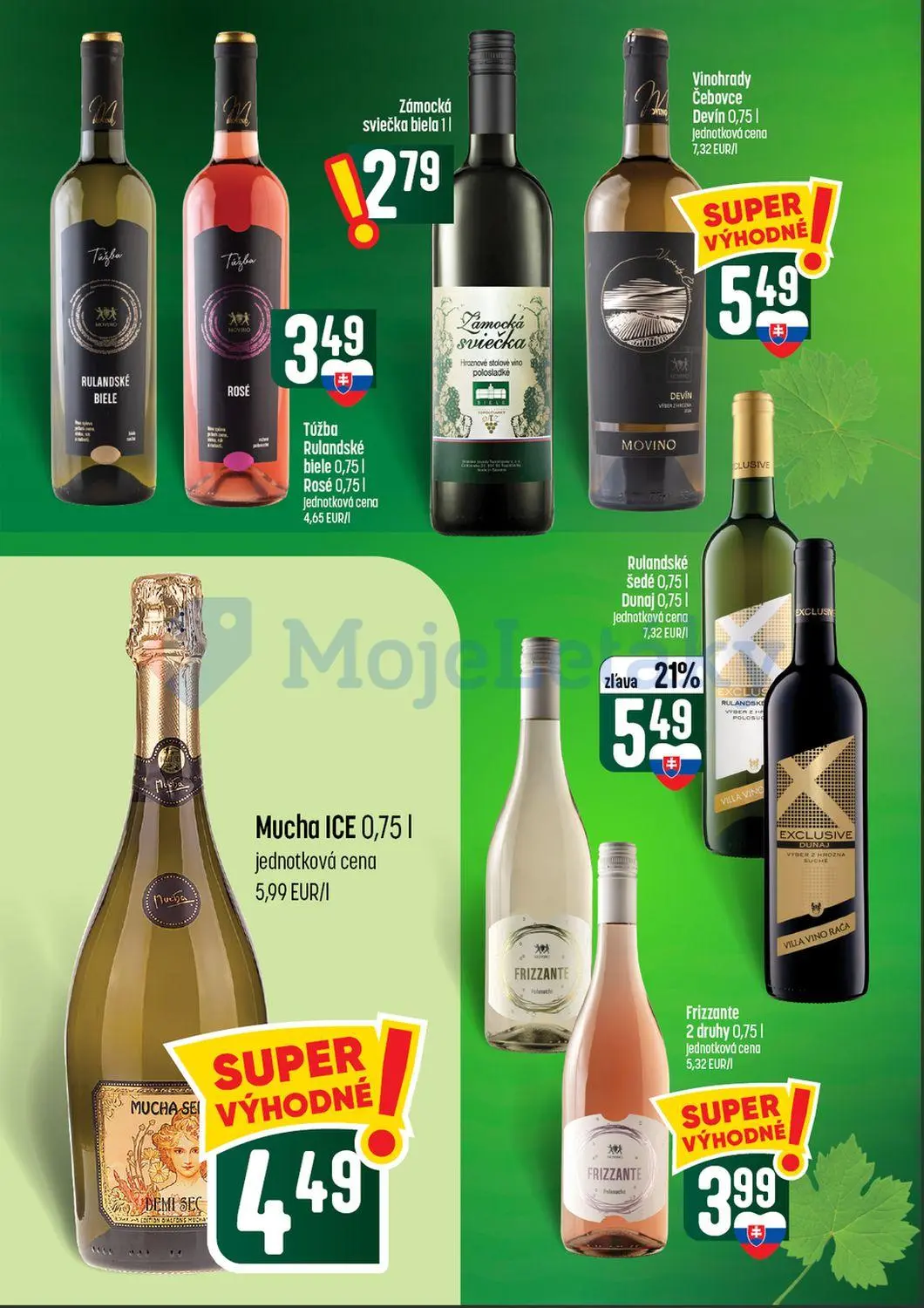 Coop Tempo leták, strana 54 z 64 — Rulandské šedé, Dunaj, Zámocká sviečka biela
