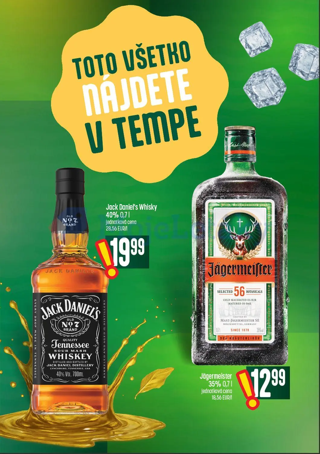 Coop Tempo leták, strana 57 z 64 — Jack Daniel's Whisky, Jägermeister