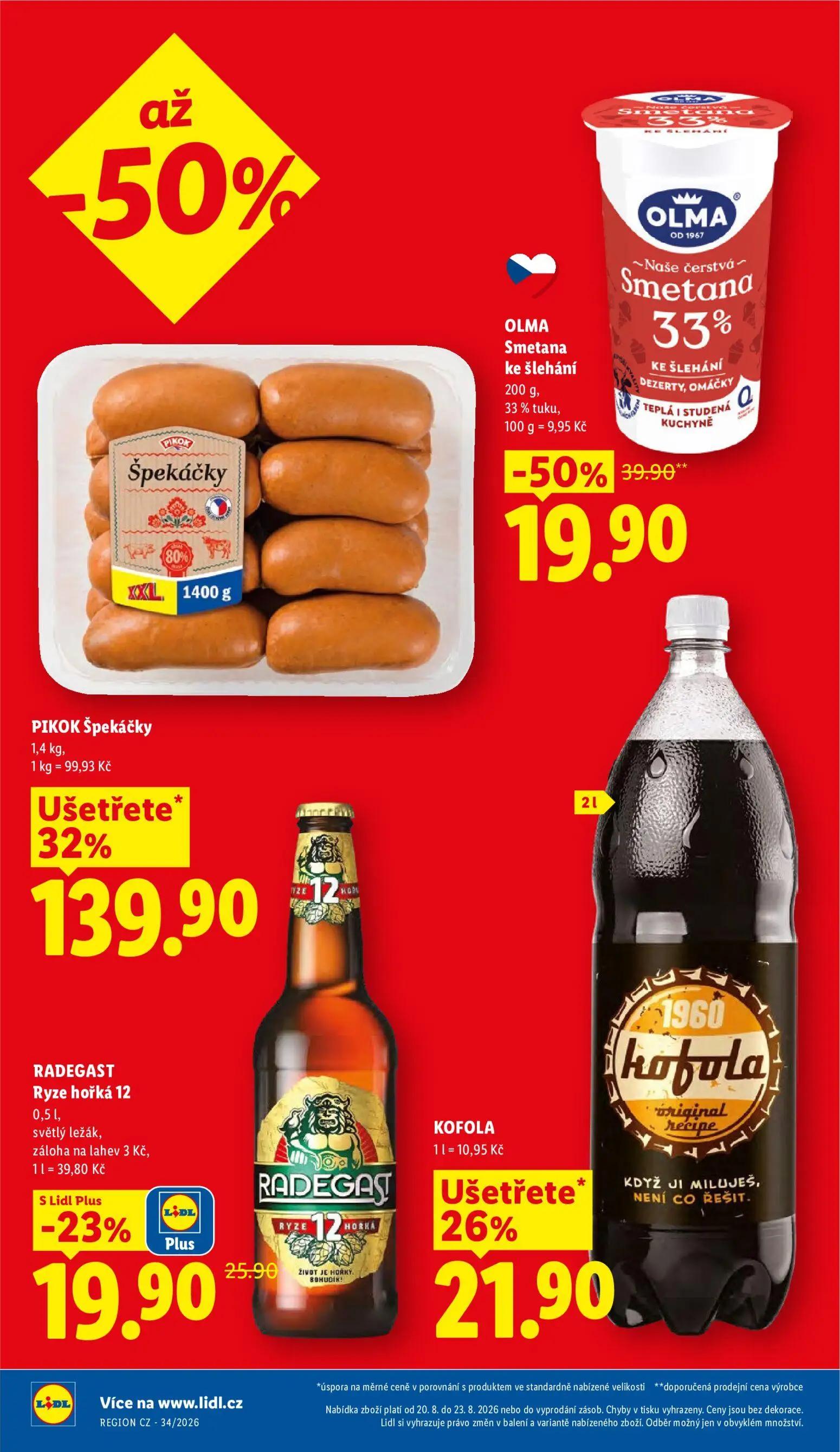 Lidl leták, strana 2 z 49 — RADEGAST Ryze hořká 12
