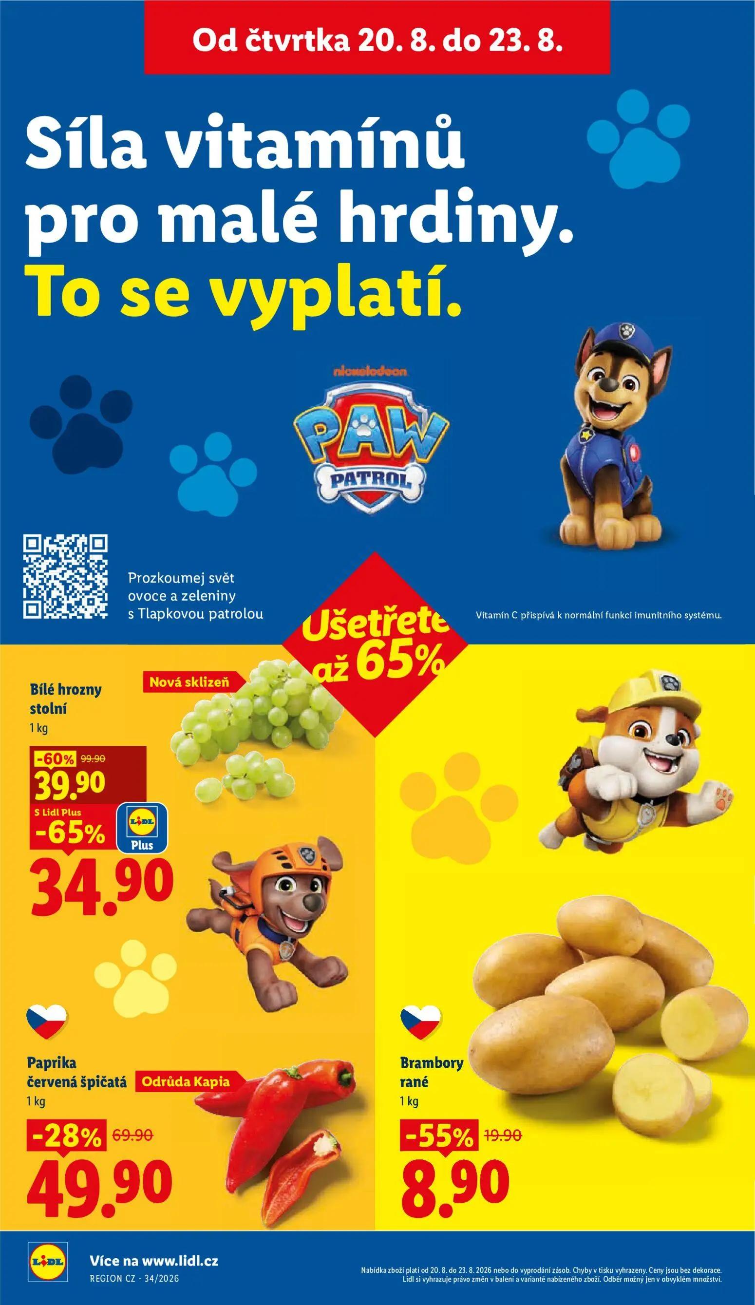 Lidl leták, strana 12 z 49 — Bílé hrozny stolní
