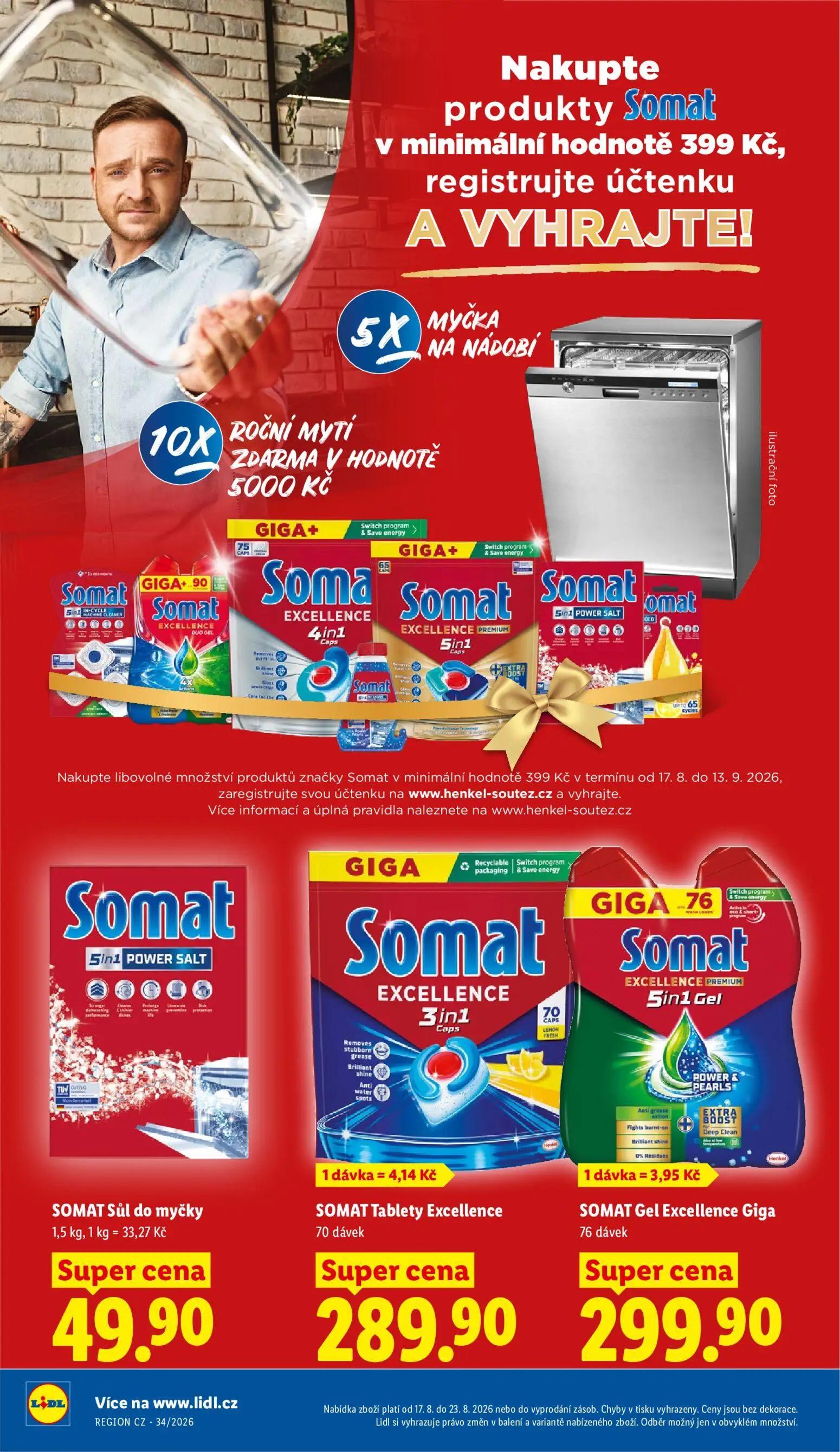Lidl leták, strana 29 z 49 — SOMAT Sůl do myčky