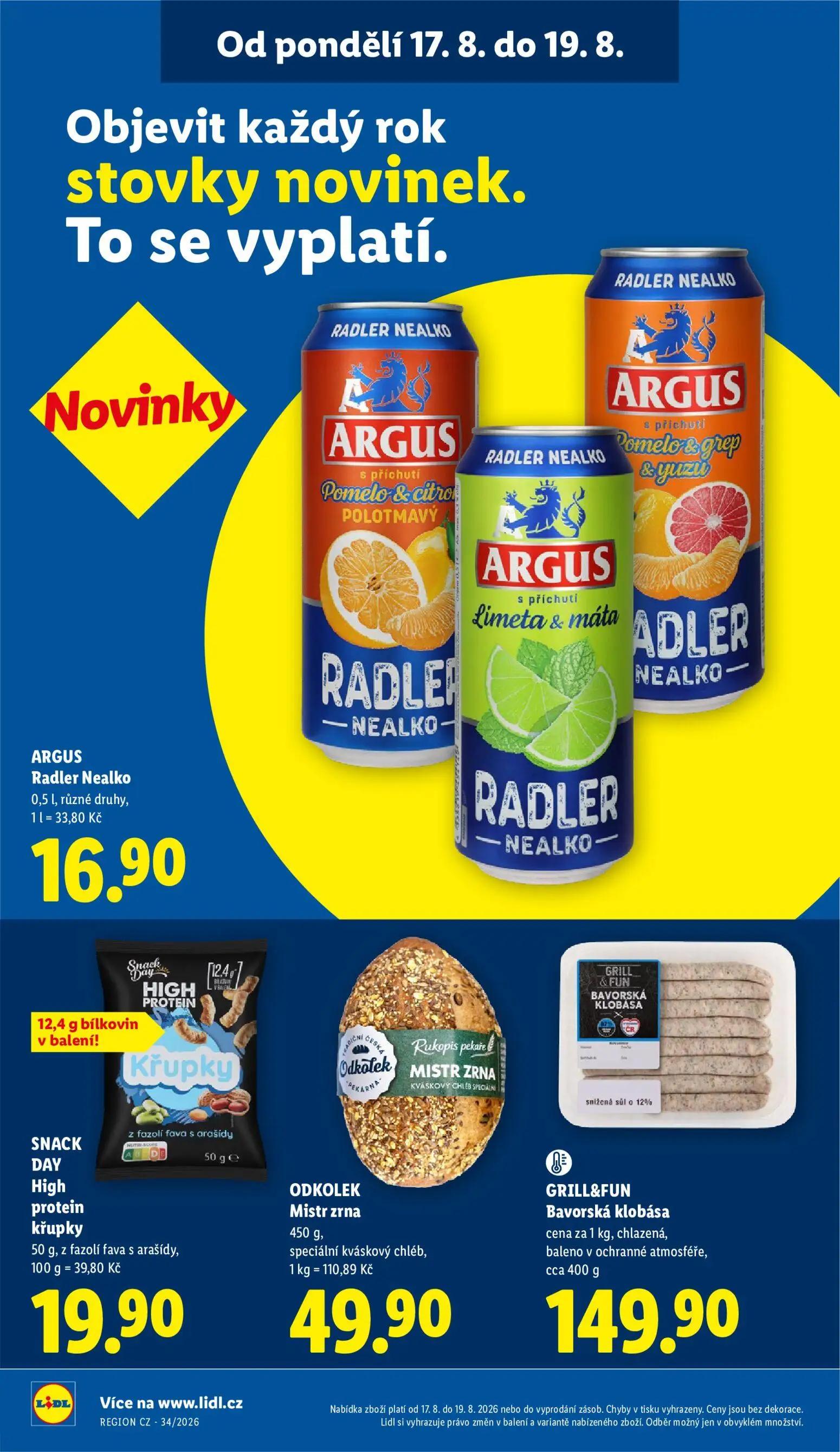 Lidl leták, strana 32 z 53 — GRILL&FUN Bavorská klobása