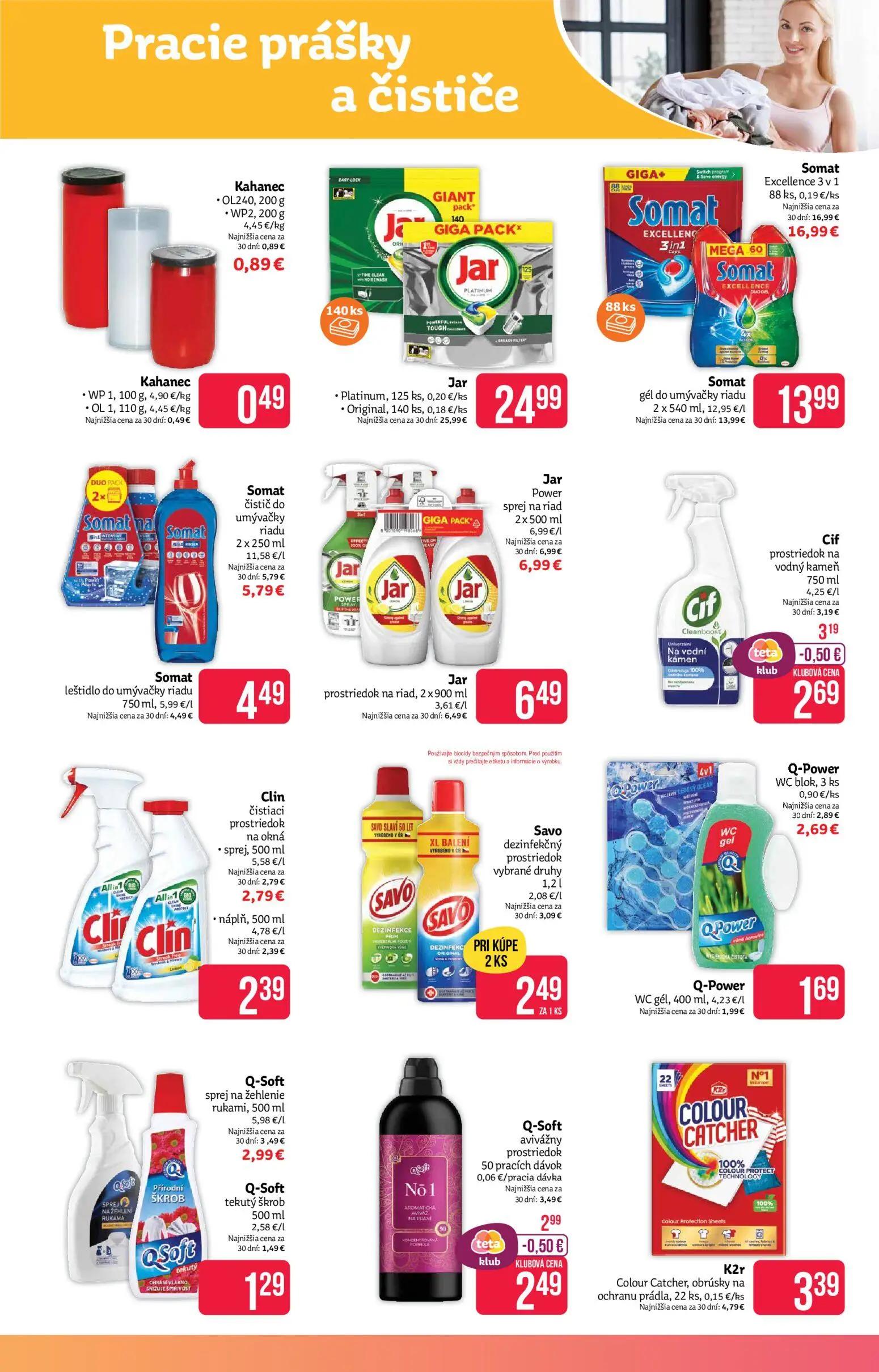 Teta Drogerie leták, strana 15 z 16 — K2r Colour Catcher, obrúsky na ochranu prádla, Jar, Q-Soft avivážny prostriedok