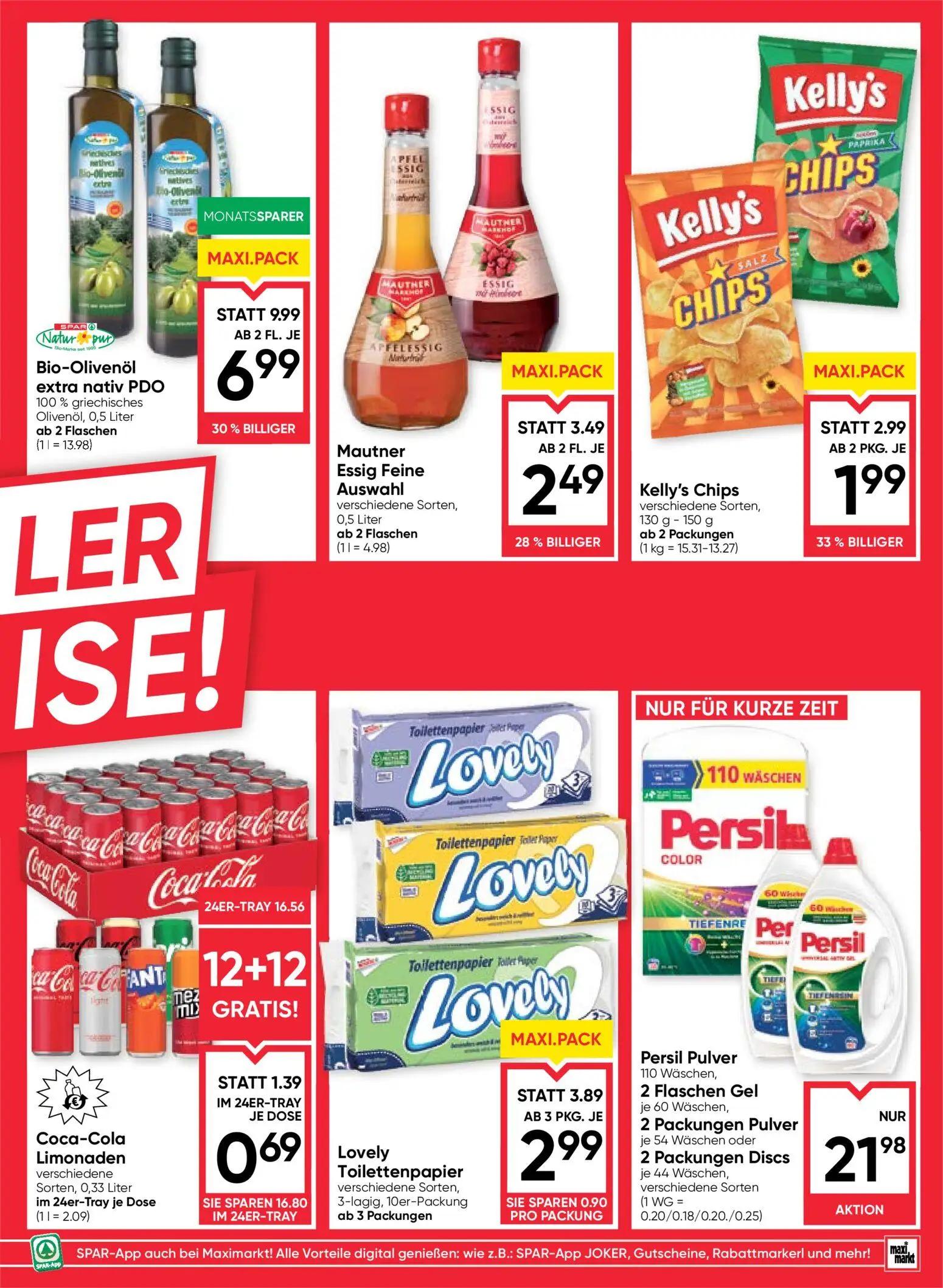 Maximarkt Prospekt, Seite 3 von 24 — Bio-Olivenöl extra nativ PDO 100% griechisches Olivenöl, Mautner Essig Feine Auswahl, K…