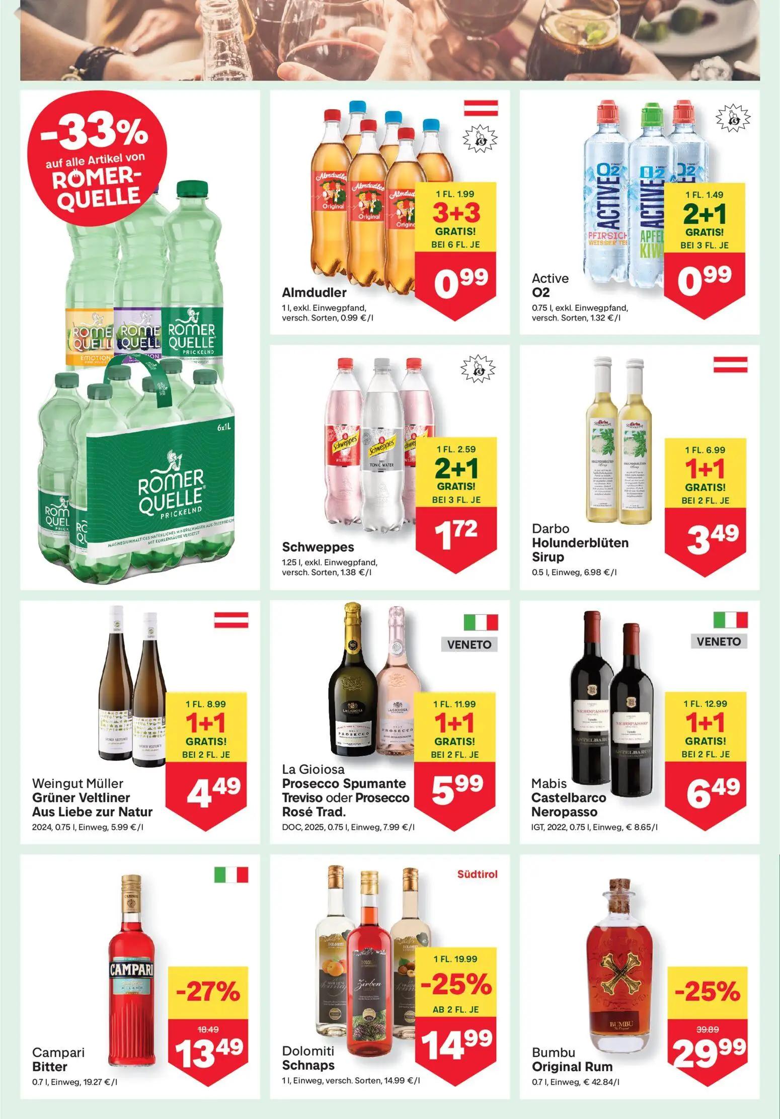 MPREIS Prospekt, Seite 10 von 16 — Bumbu Original Rum, Mabis Castelbarco Neropasso, La Gioiosa Prosecco Spumante Treviso ode…