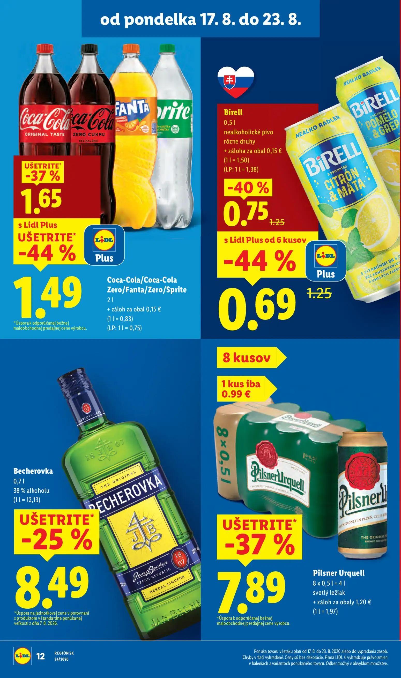 Lidl leták, strana 16 z 95 — Birell